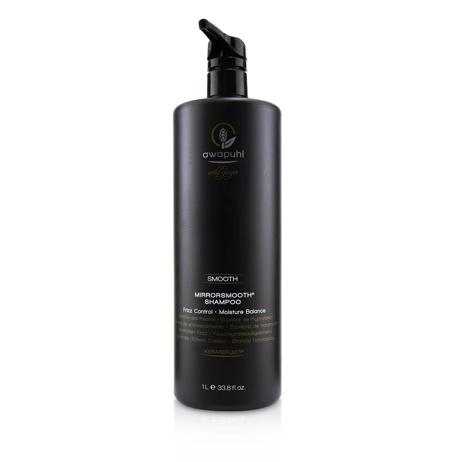Paul Mitchell Awapuhi Wild Ginger Smooth Mirrorsmooth Shampoo (Frizz Control - Moisture Balance)  1000ml/33.8oz - Olabens