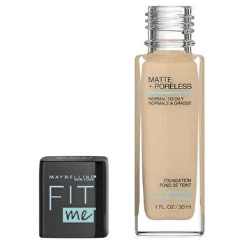 Maybelline Fit Me Matte & Poreless Mattifying Liquid Foundation - Natural Beige 220 - Olabens