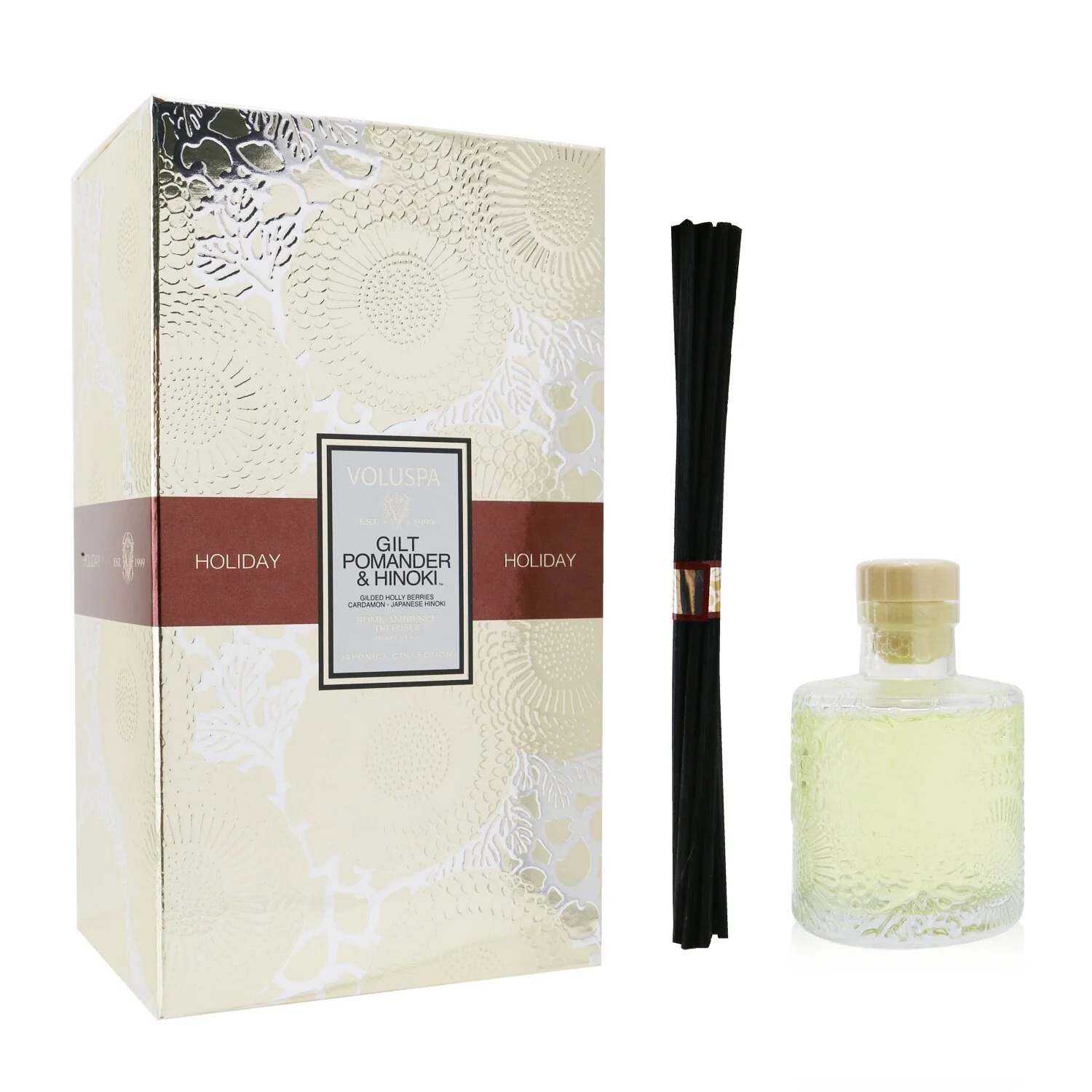 Voluspa Reed Diffuser - Gilt Pomander & Hinoki  100ml/3.4oz - Olabens