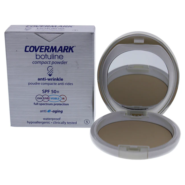 Covermark Botuline Compact Powder Waterproof SPF 50 - 5 by Covermark for Women - 0.35 oz Powder - Olabens