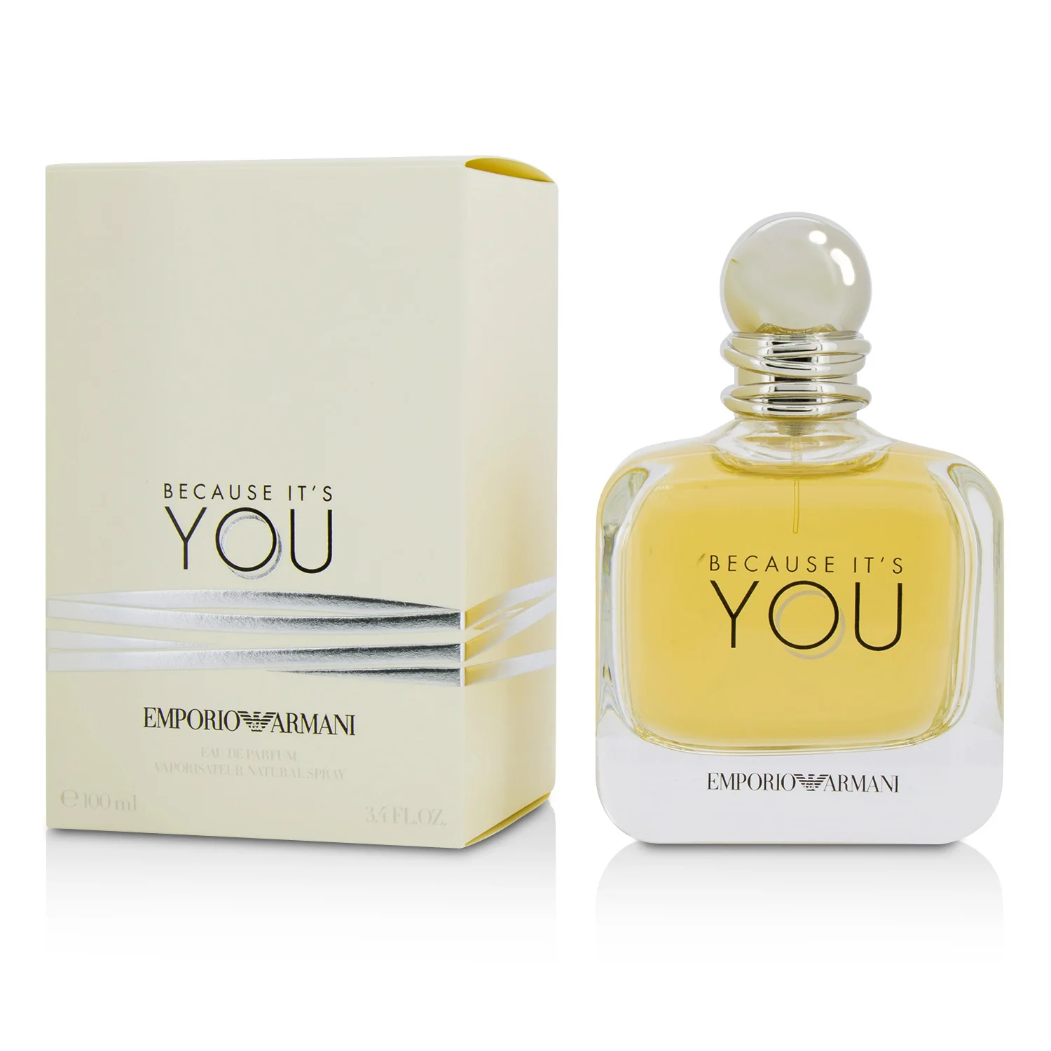 Giorgio Armani Emporio Armani Because It's You Eau De Parfum Spray  100ml/3.4oz - Olabens