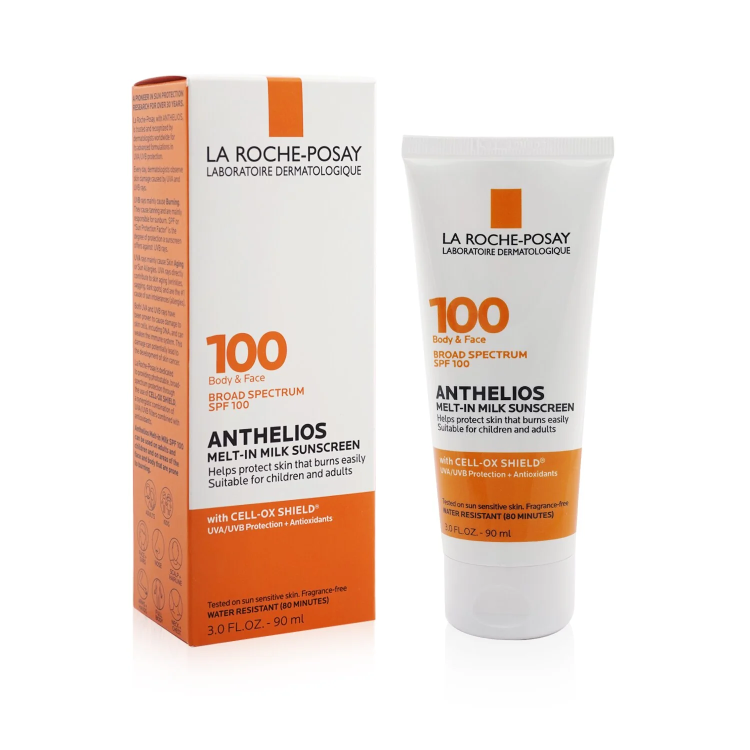 La Roche Posay Anthelios Melt-In Milk Sunscreen SPF 100  90ml/3oz - Olabens