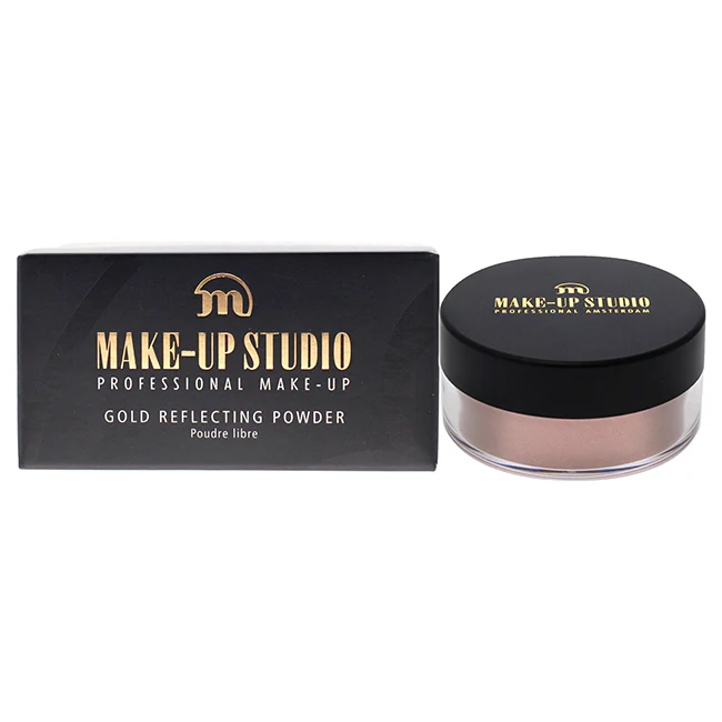 Make-Up Studio Gold Reflecting Powder Highlighter - Golden Pink by Make-Up Studio for Women - 0.52 oz Highlighter - Olabens