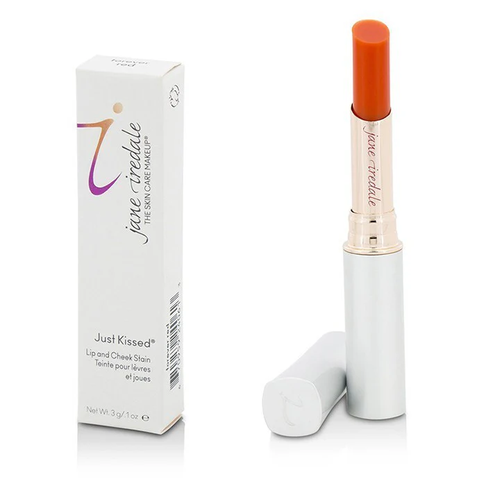 Jane Iredale Just Kissed Lip & Cheek Stain - Forever Red 3g/0.1oz - Olabens
