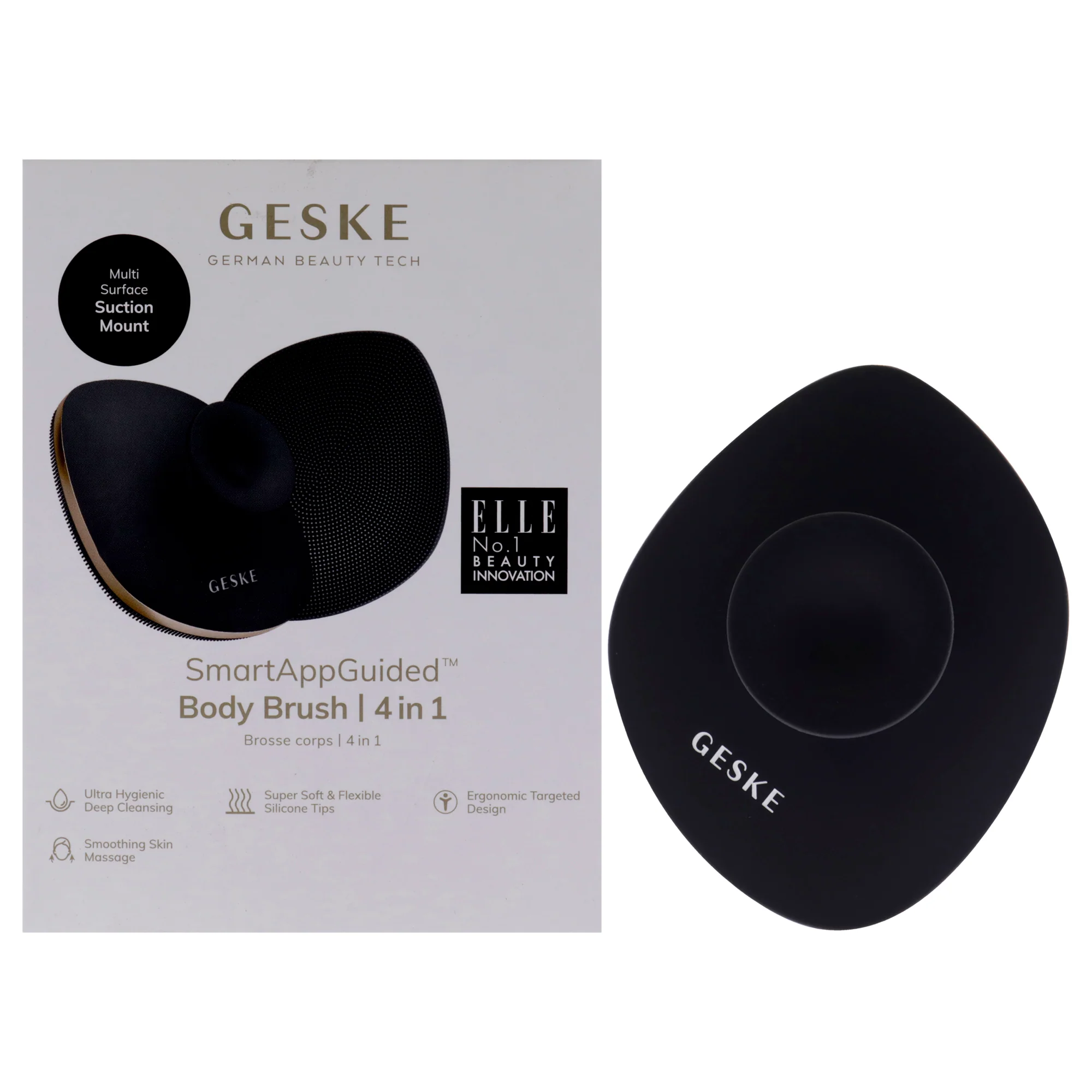Body Brush 4 in 1 - Gray by Geske for Women - 1 Pc Brush - Olabens