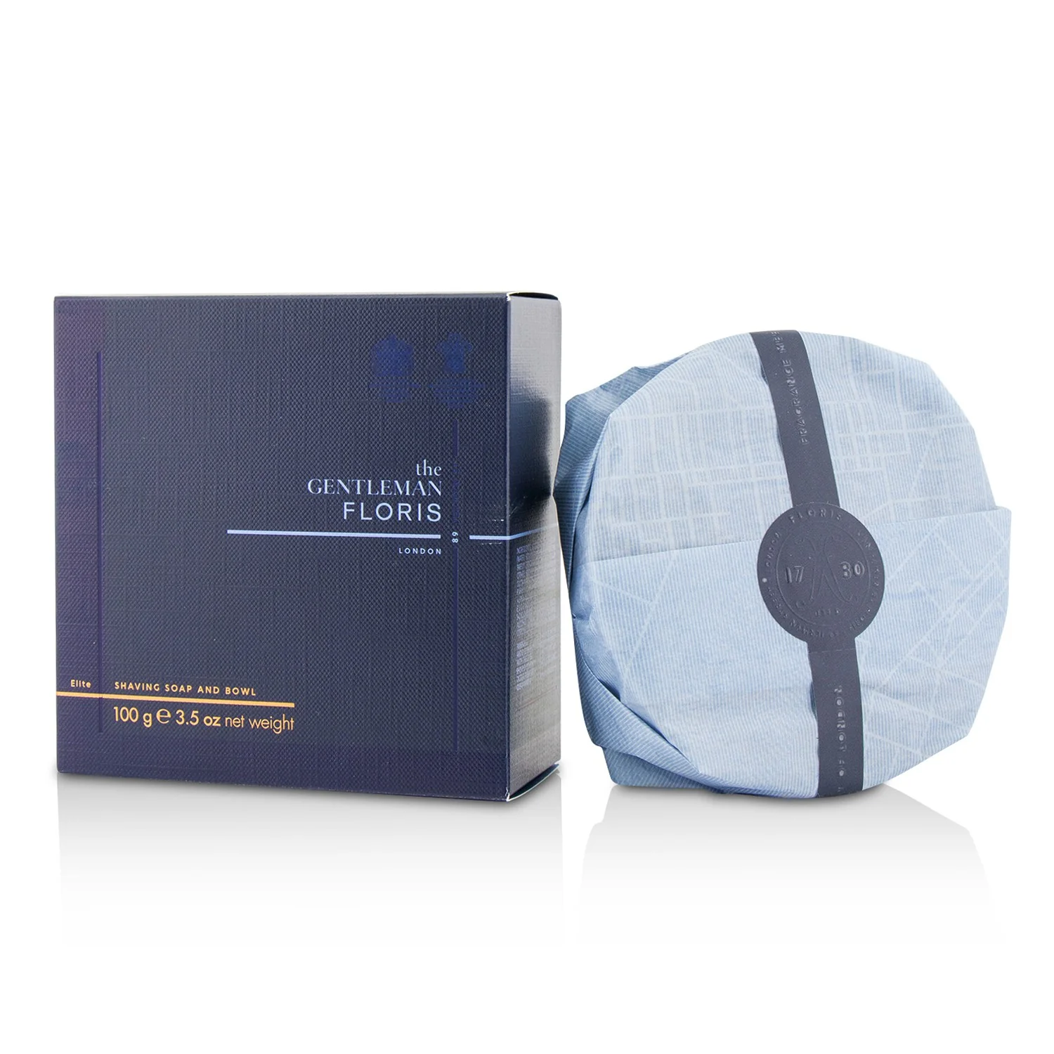 Floris Elite Shaving Soap and Bowl  100g/3.5oz - Olabens