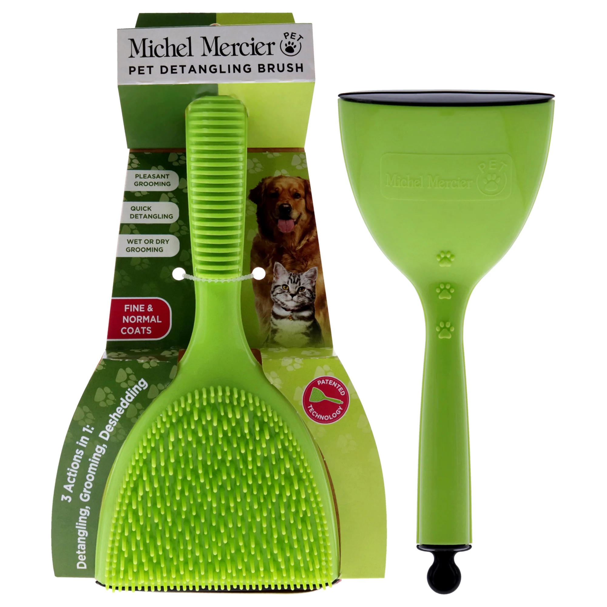 Michel Mercier Pet Detangling Brush by Michel Mercier for Unisex - 1 Pc Brush - Olabens