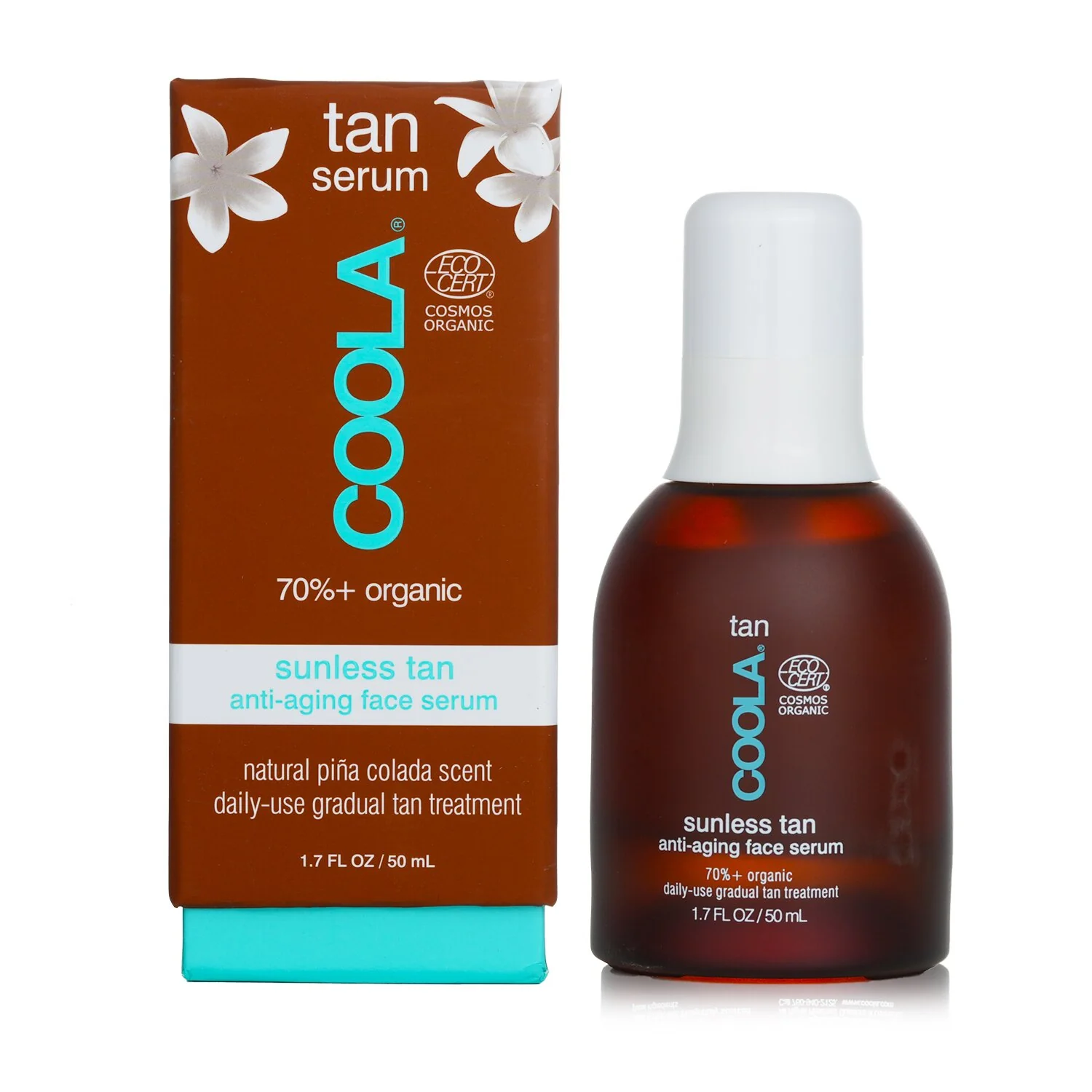Coola Organic Sunless Tan Anti Aging Face Serum  50ml/1.7oz - Olabens