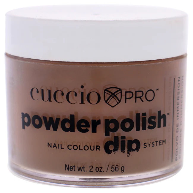 Cuccio Pro Powder Polish Nail Colour Dip System - Rich Brown by Cuccio for Women - 1.6 oz Nail Powder - Olabens