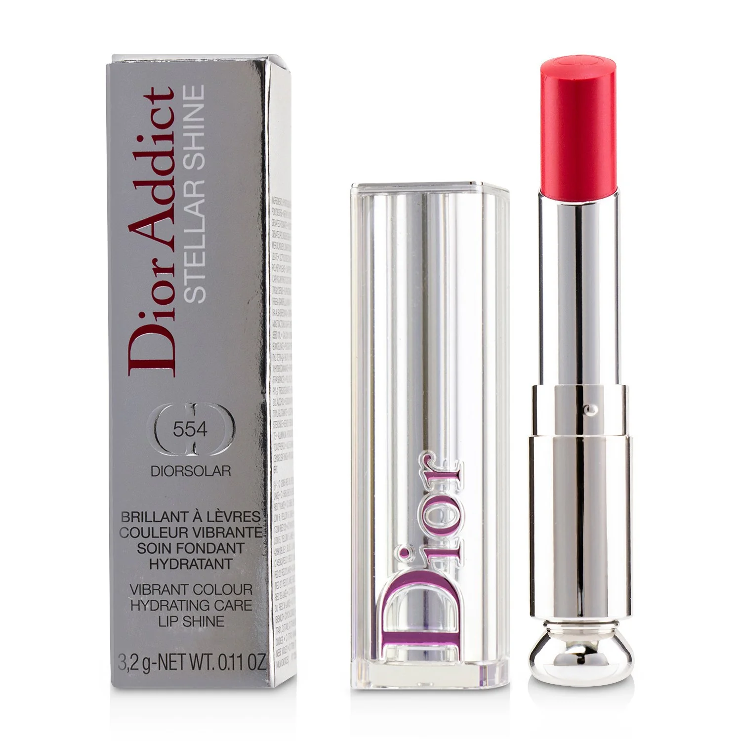 Christian Dior Dior Addict Stellar Shine Lipstick - # 859 Diorinfinity (Red)  3.2g/0.11oz - Olabens