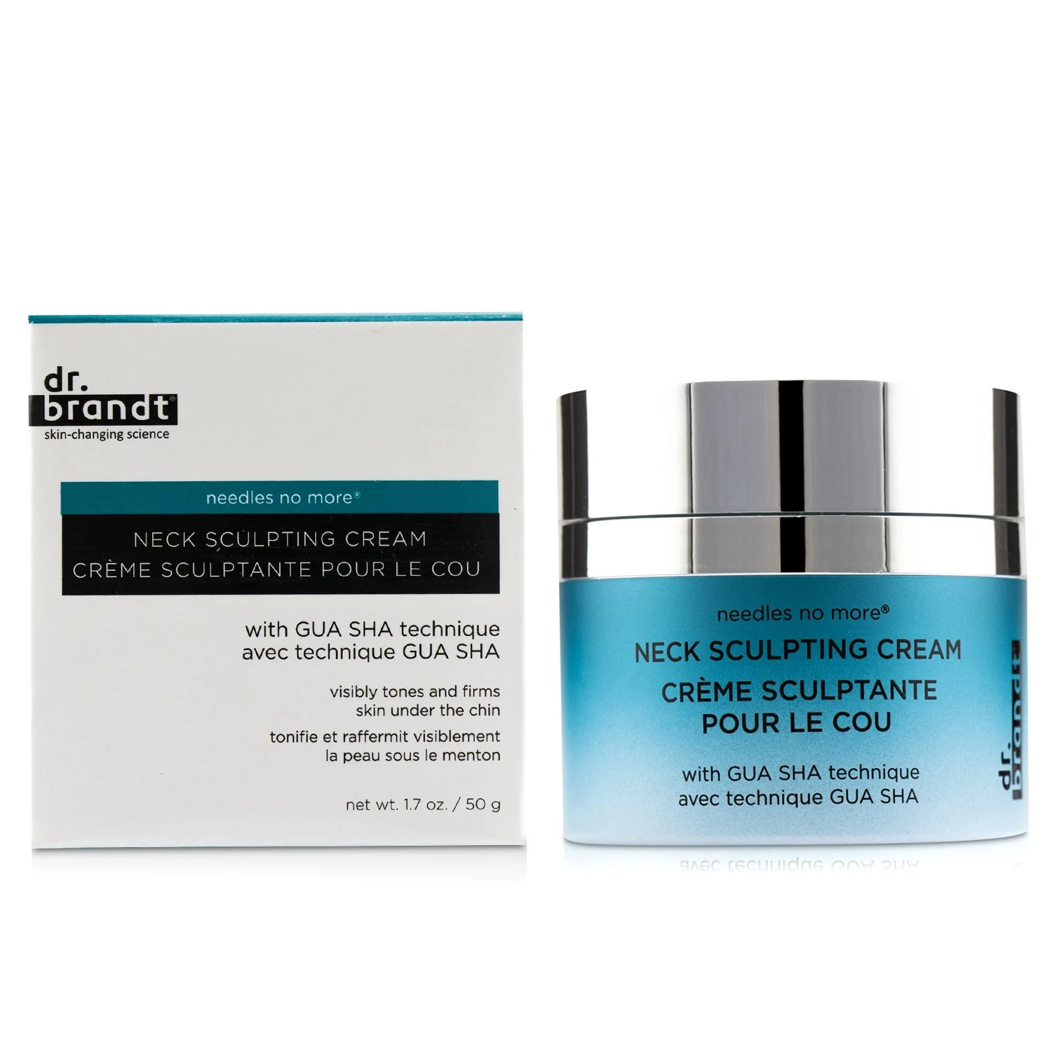 Dr. Brandt Needles No More Neck Sculpting Cream (with Gua Sha Tool)  50g/1.7oz - Olabens