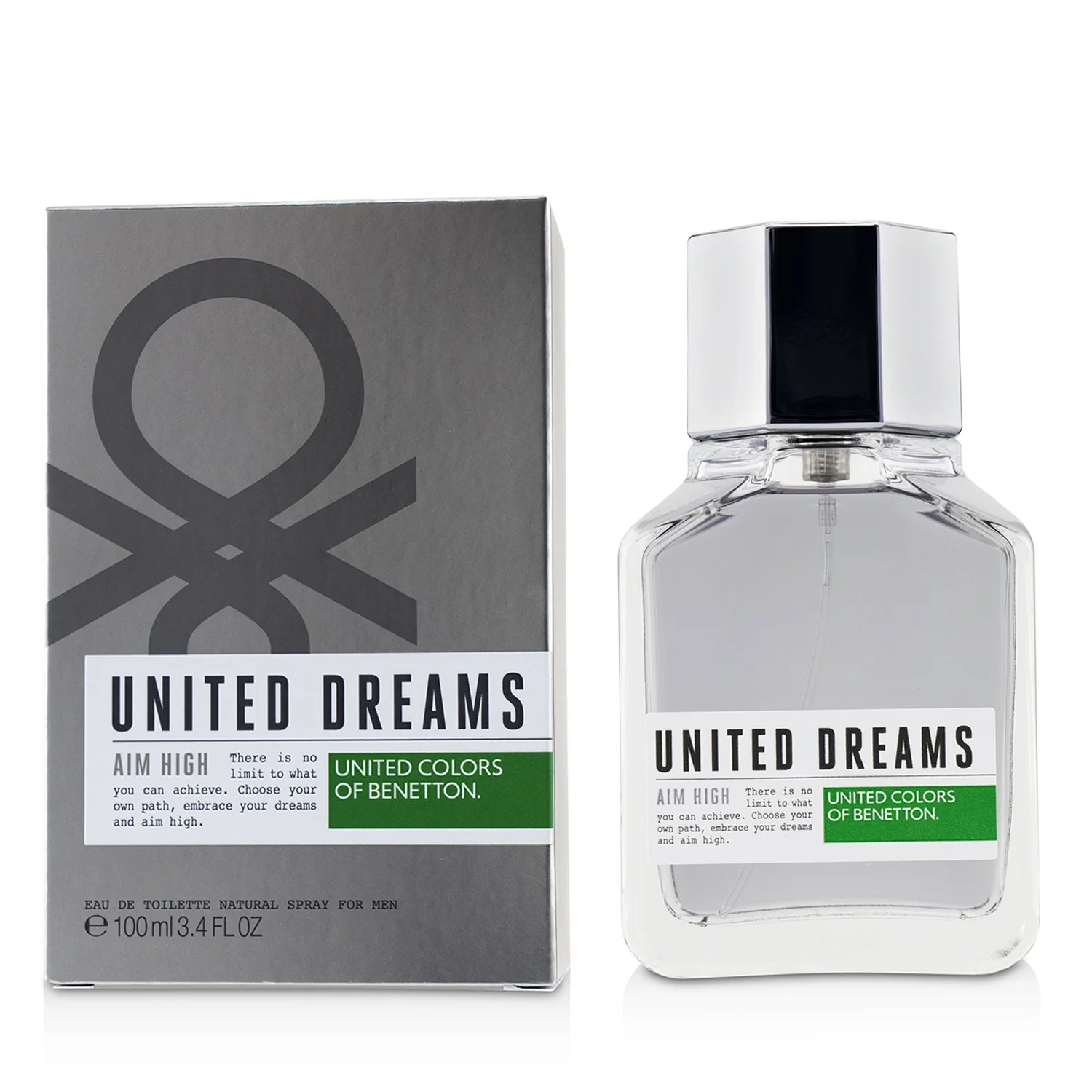 Benetton United Dreams Aim High Eau De Toilette Spray  100ml/3.4oz - Olabens