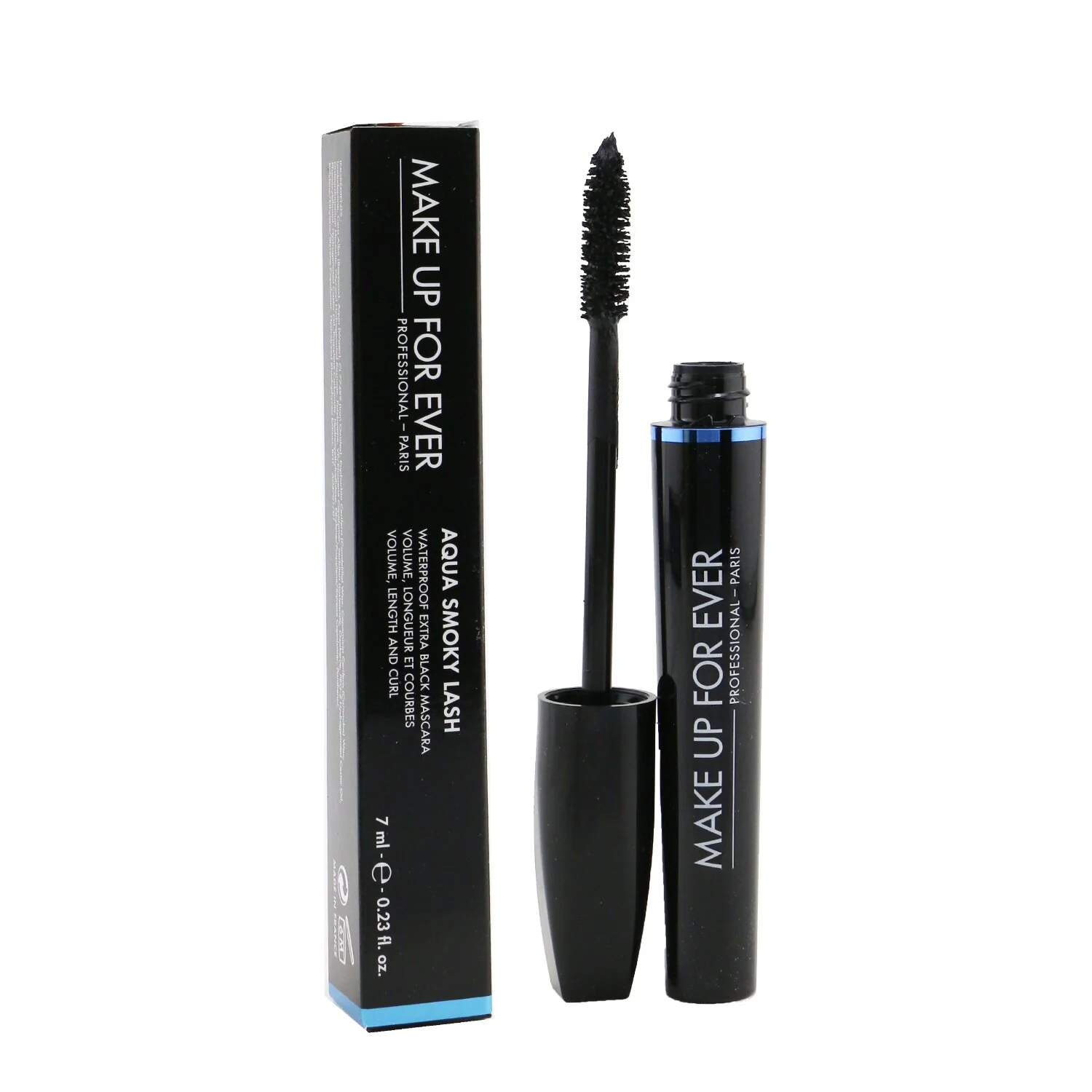 Make Up For Ever Aqua Smoky Lash Waterproof Extra Black Mascara - # (Black)  7ml/0.23oz - Olabens