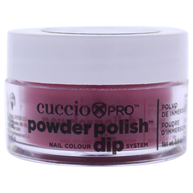 Cuccio Pro Powder Polish Nail Colour Dip System - Deep Rose by Cuccio for Women - 0.5 oz Nail Powder - Olabens