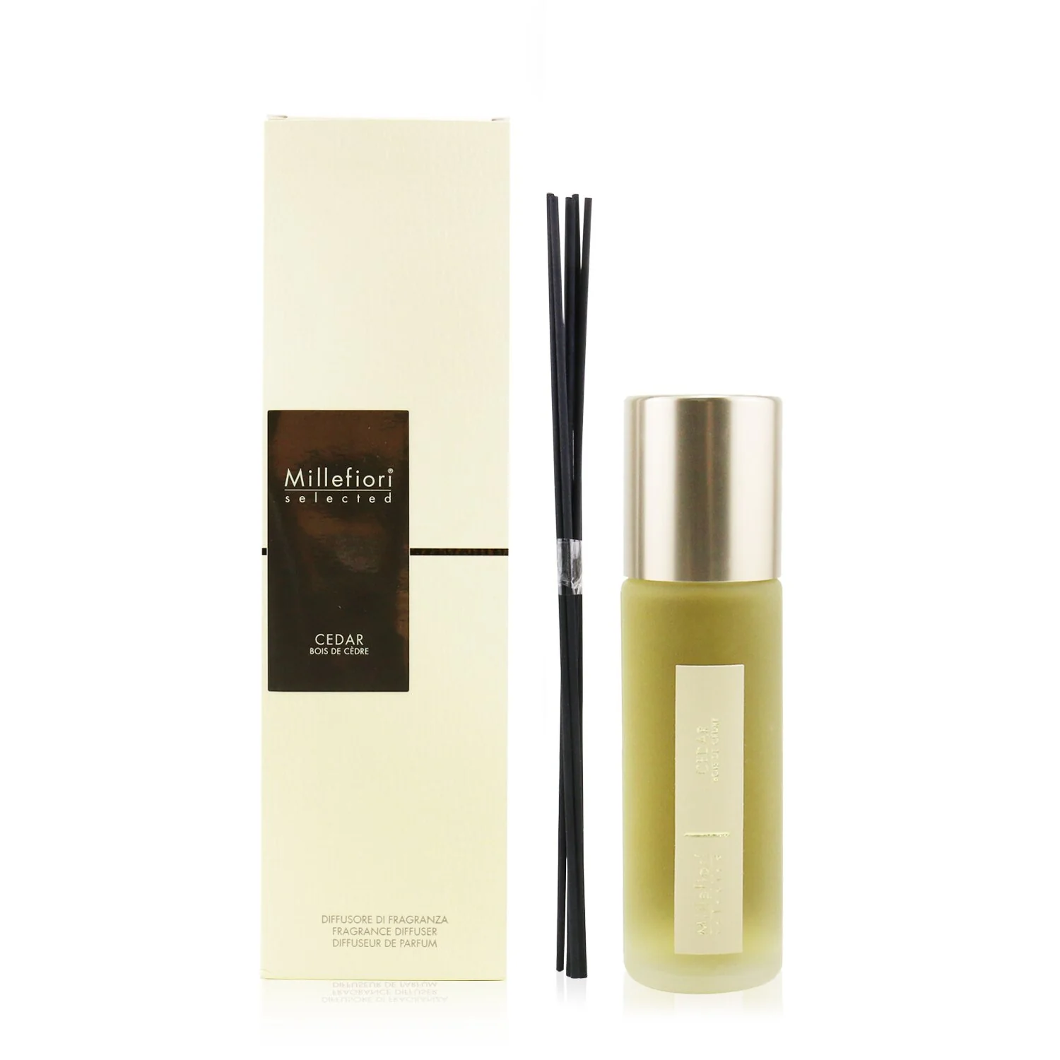 Millefiori Selected Fragrance Diffuser - Cedar  100ml/3.4oz - Olabens