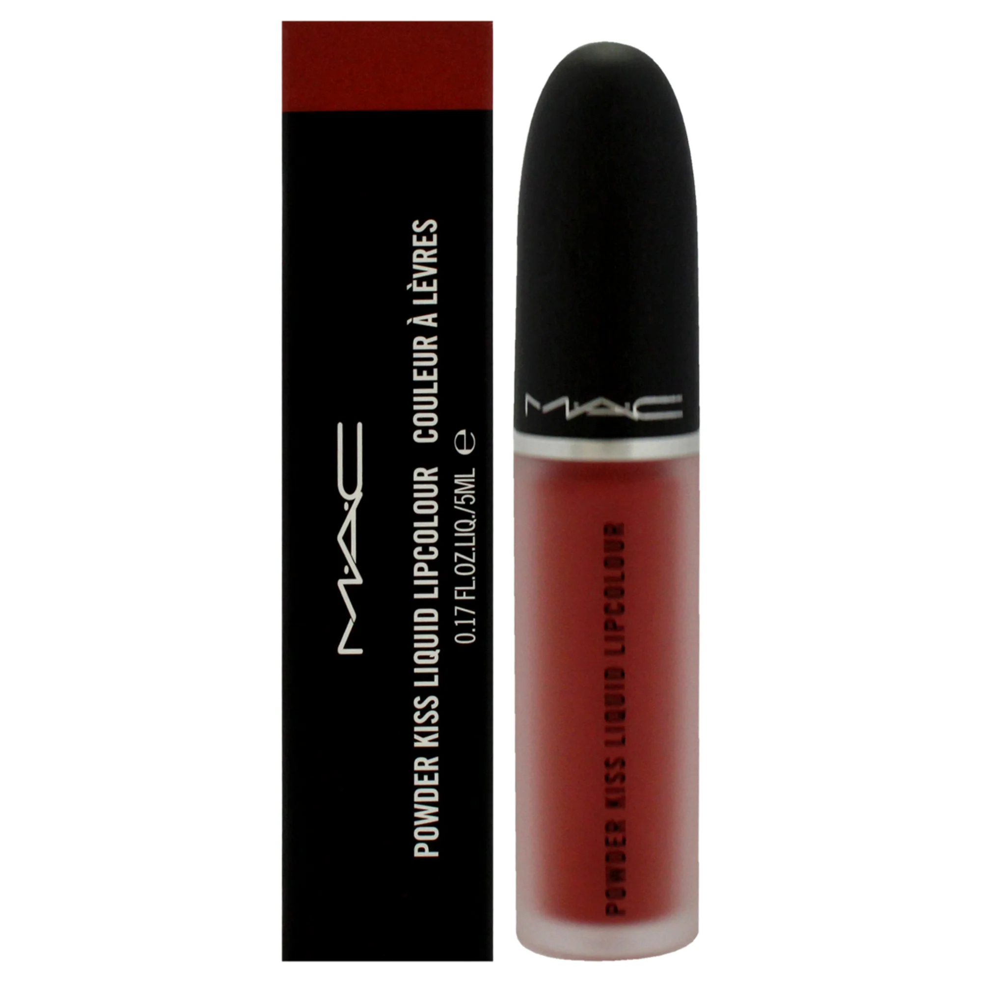 Powder Kiss Liquid Lipcolor - 989 Mull It Over by MAC for Women - 0.17 oz Lipstick - Olabens