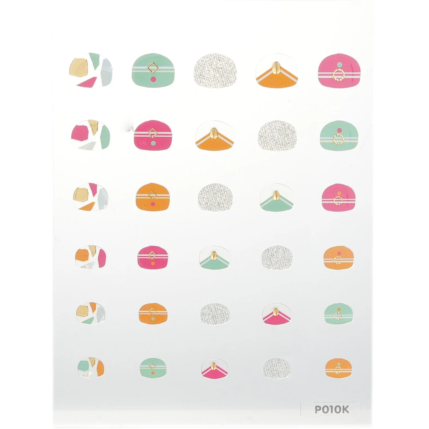 April Korea Princess Kids Nail Sticker - # P010K  1pack - Olabens