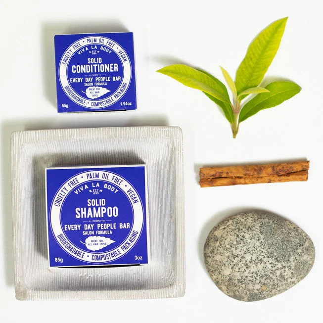 Viva La Body Every Day People Solid Conditioner Salon Formula 55g Bar - Olabens