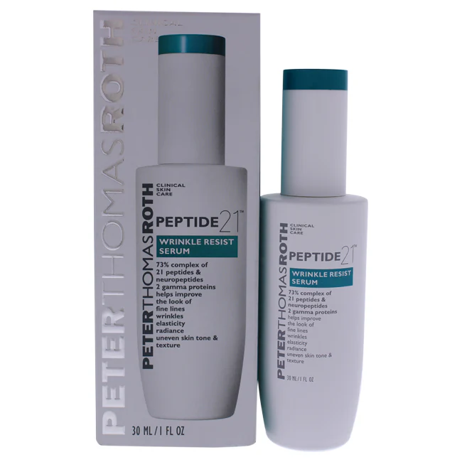 Peptide 21 Wrinkle Resist Serum by Peter Thomas Roth for Unisex - 1 oz Serum - Olabens