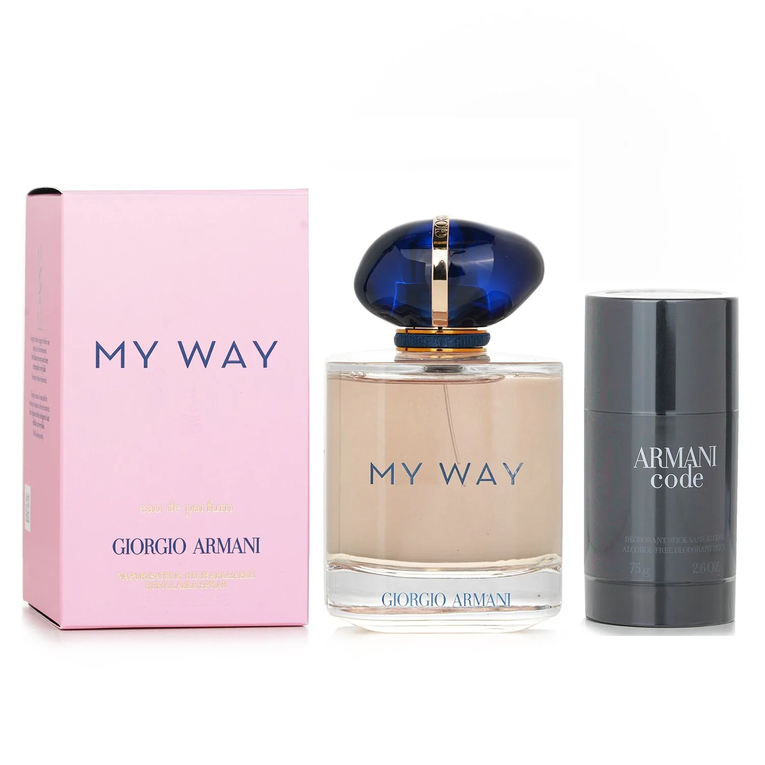 Giorgio Armani Giorgio Armani My Way Eau De Parfum Spray + Armani Code Deo Stick  2pcs - Olabens