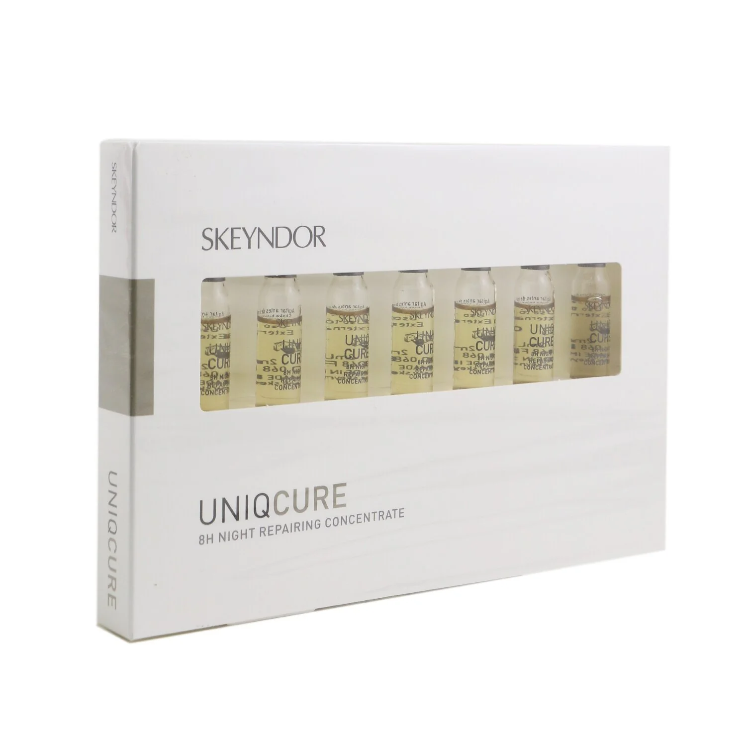 SKEYNDOR Uniqcure 8H Night Repairing Concentrate (For Damaged Skin & With Signs Of Ageing)  7x2ml/0.068oz - Olabens