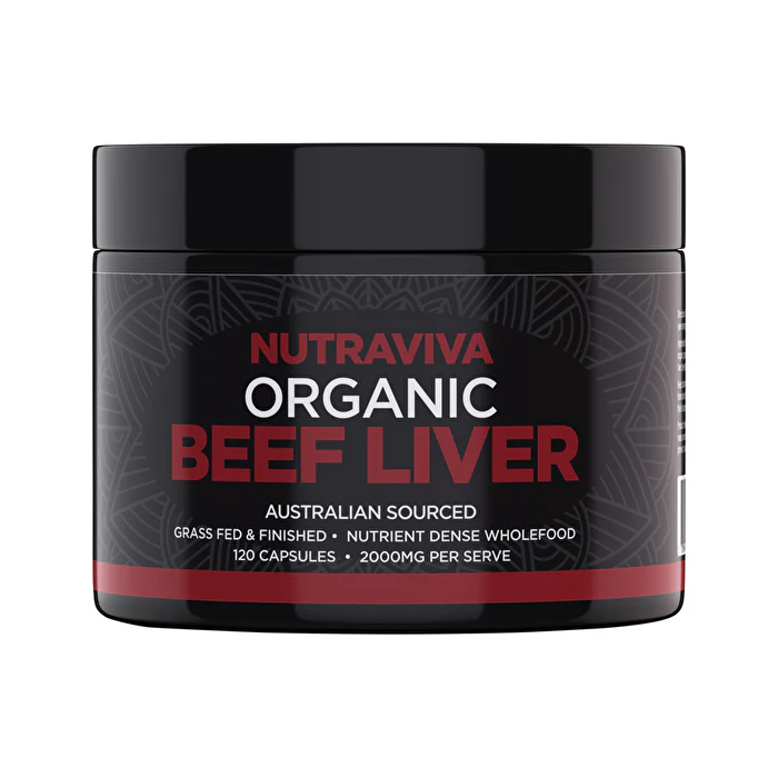 Nutraviva Organic Beef Liver 120c - Olabens