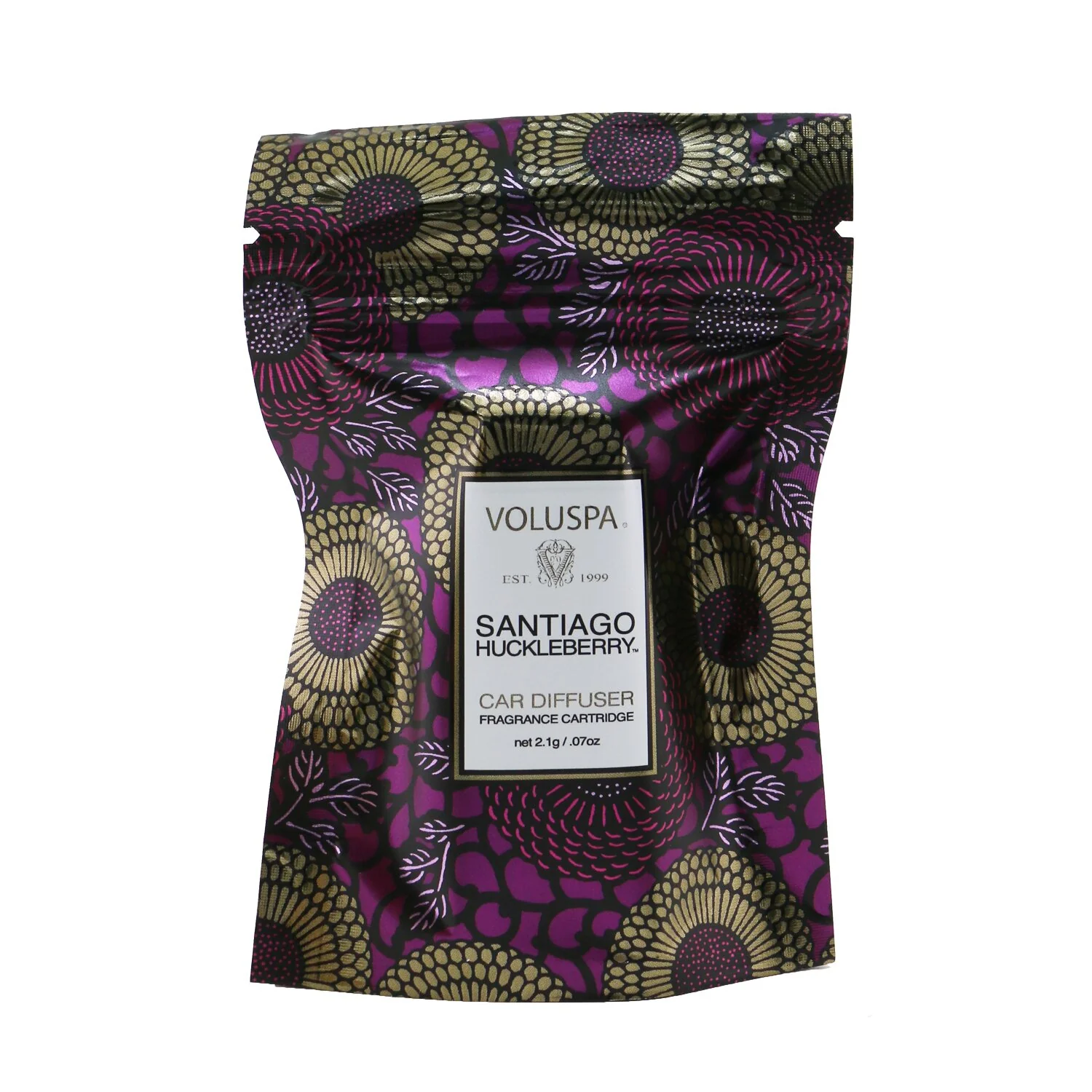 Voluspa Car Diffuser Refill - Santiago Huckleberry  2.1g/0.7oz - Olabens