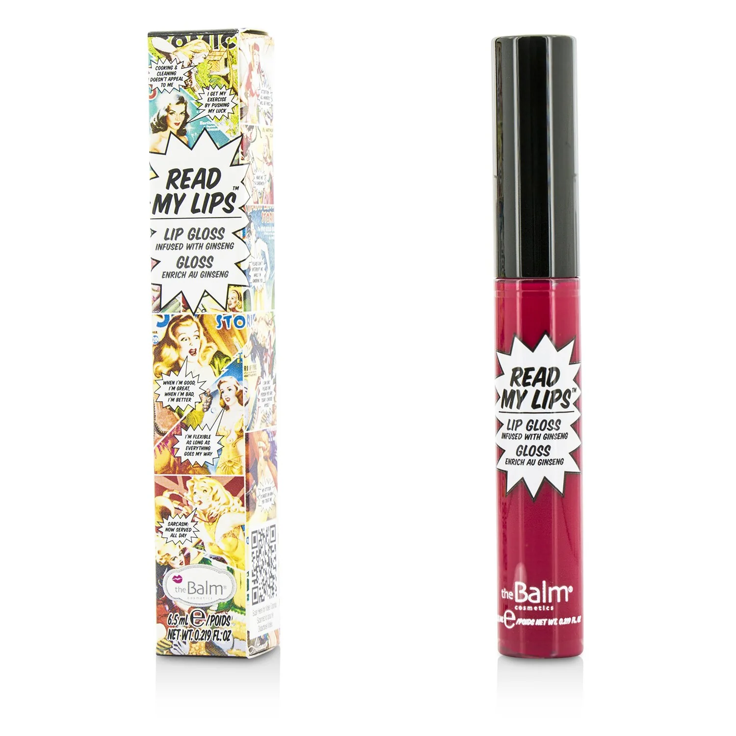 TheBalm Read My Lips (Lip Gloss Infused With Ginseng) - #Hubba Hubba!  6.5ml/0.219oz - Olabens