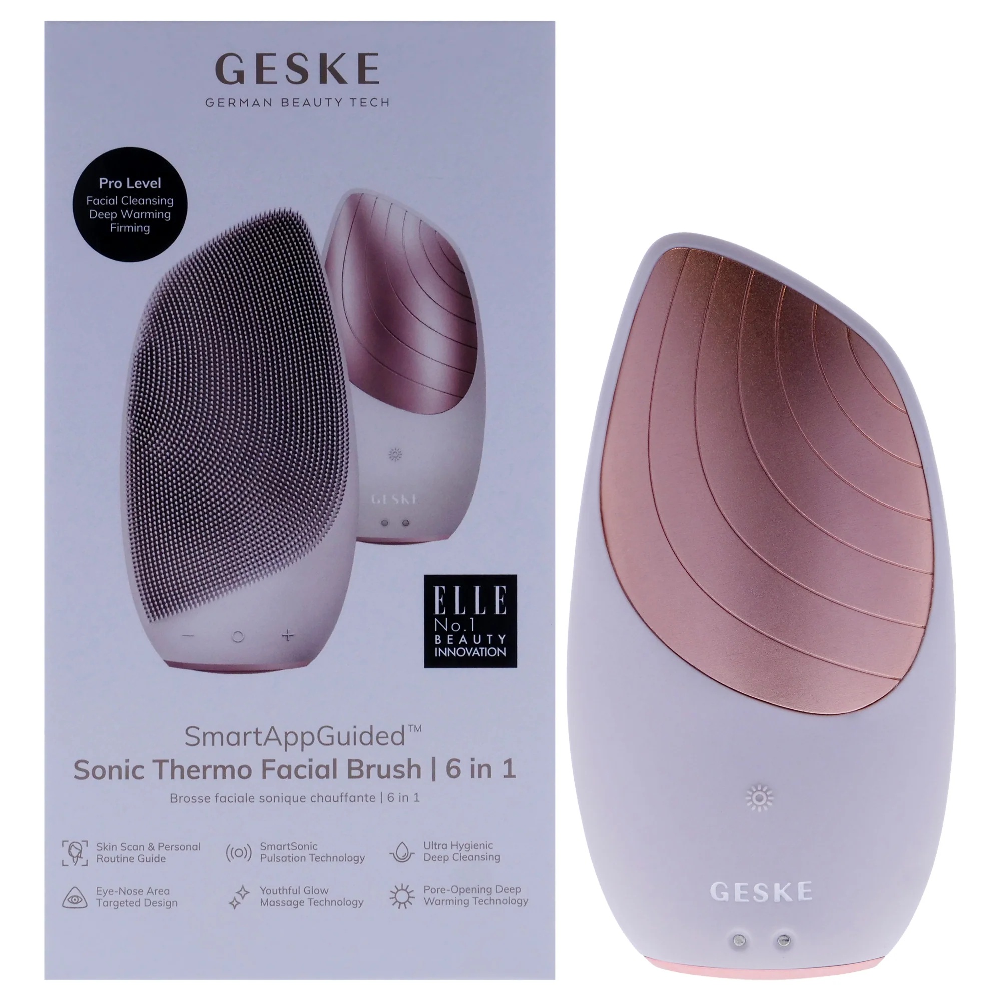 Sonic Thermo Facial Brush 6 in 1 - Starlight by Geske for Women - 1 Pc Brush - Olabens