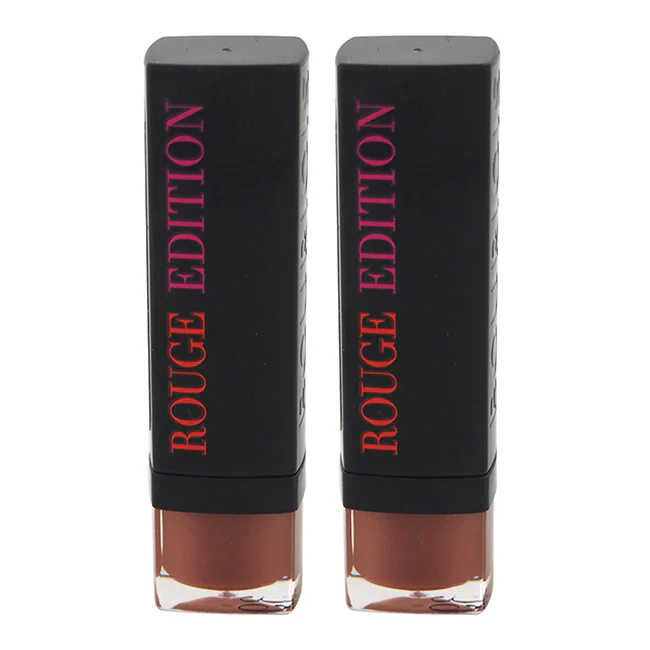 Bourjois Rouge Edition - 39 Pretty In Nude by Bourjois for Women - 0.12 oz Lipstick - Pack of 2 - Olabens