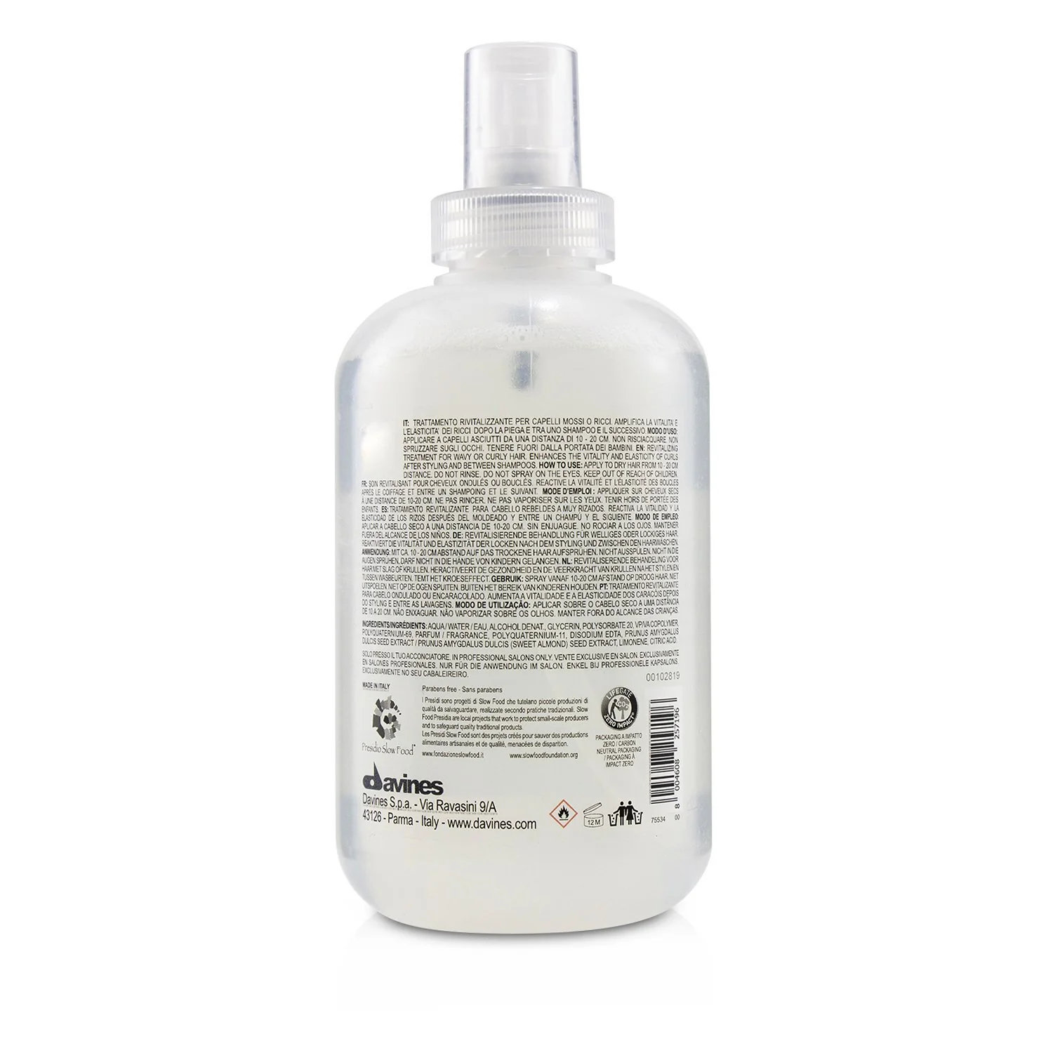 Davines Love Curl Revitalizer (Lovely Curl Enhancing Revitalizing Treatment For Wavy or Curly Hair)  250ml/8.45oz - Olabens