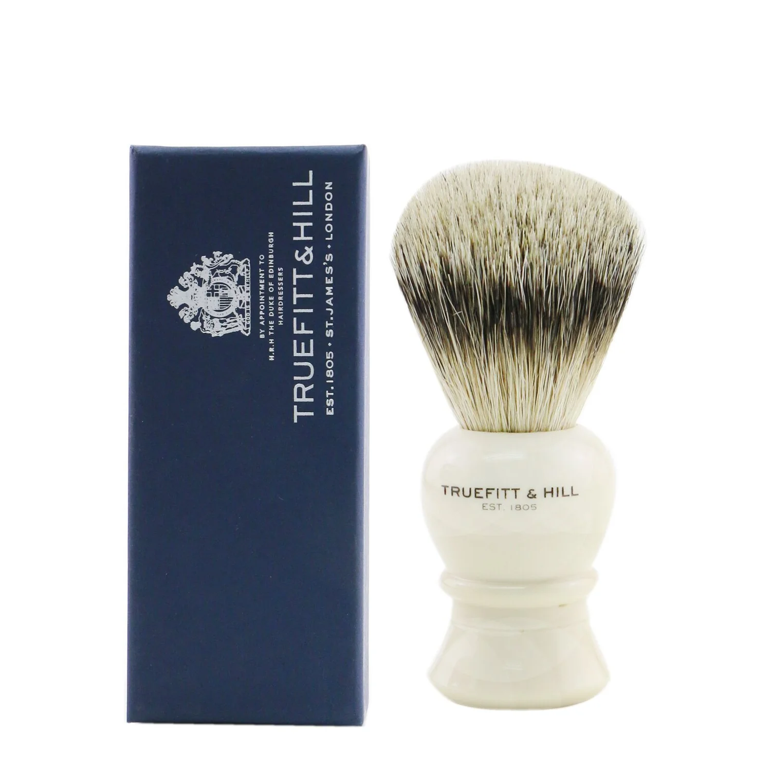 Truefitt & Hill Regency Super Badger Hair Shave Brush - # Ivory - Olabens