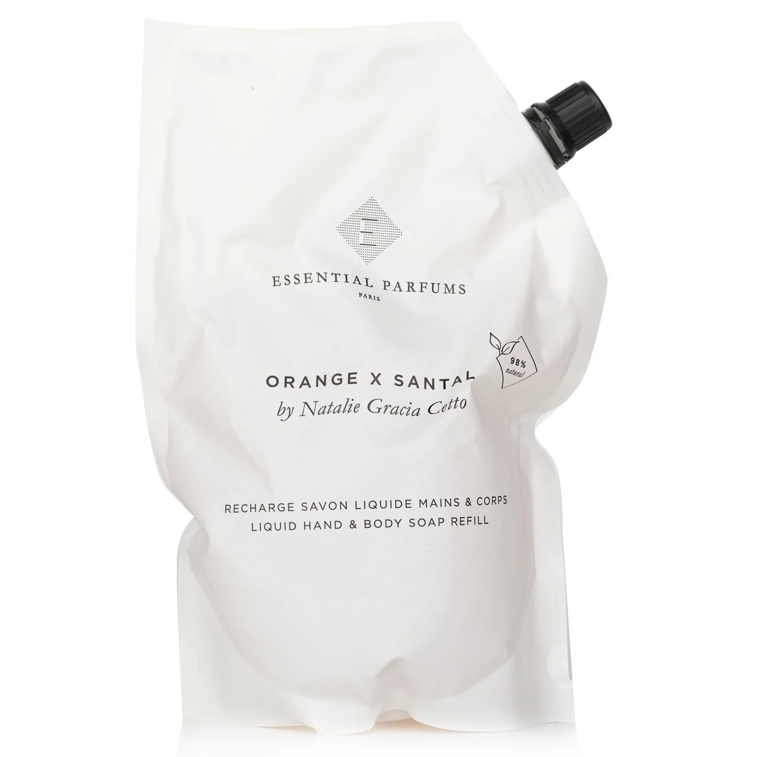 Essential Parfums Orange x Santal by Natalie Gracia Cetto Liquid Hand & Body Soap Refill  500ml/16.9oz - Olabens