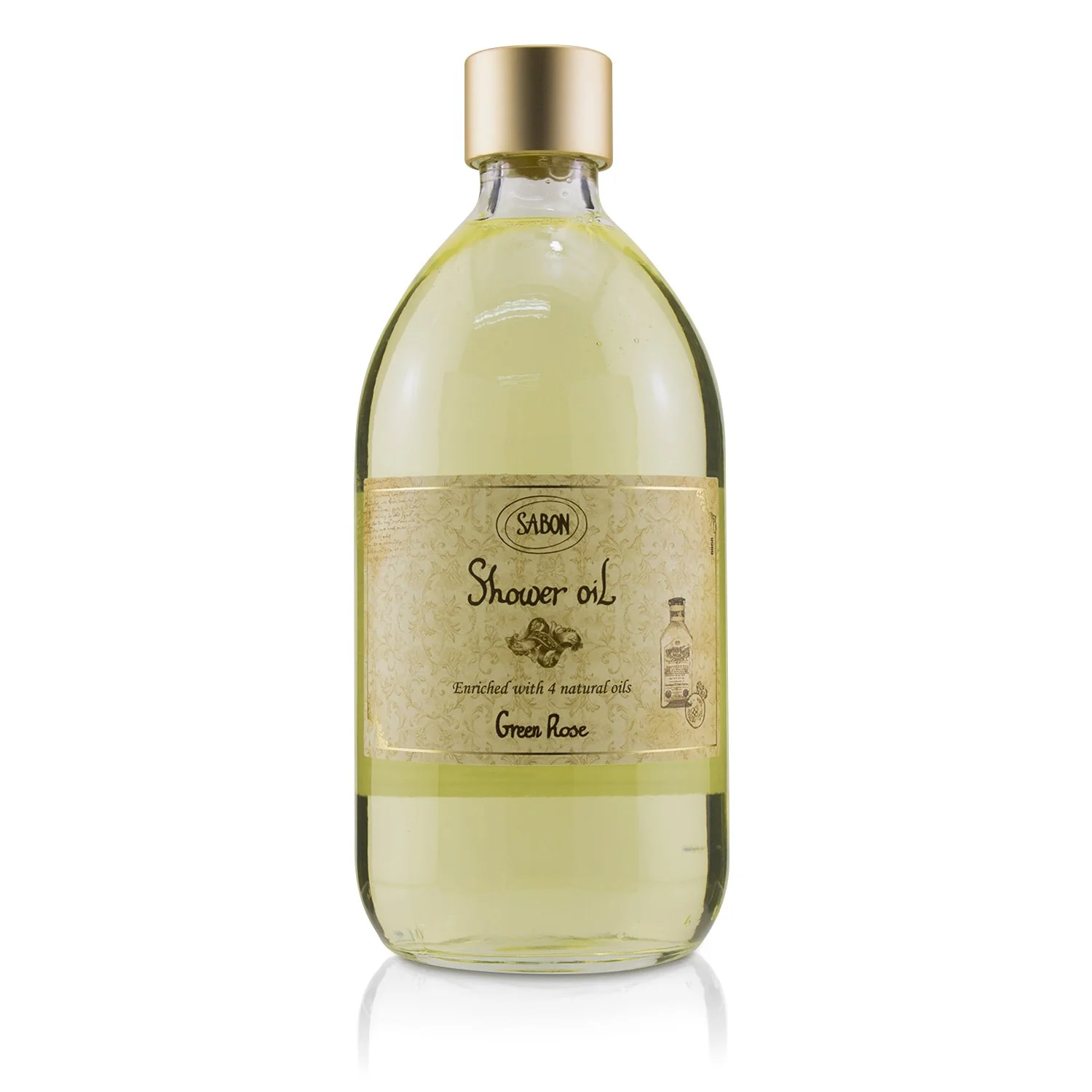 Sabon Shower Oil - Green Rose  500ml/17.59oz - Olabens