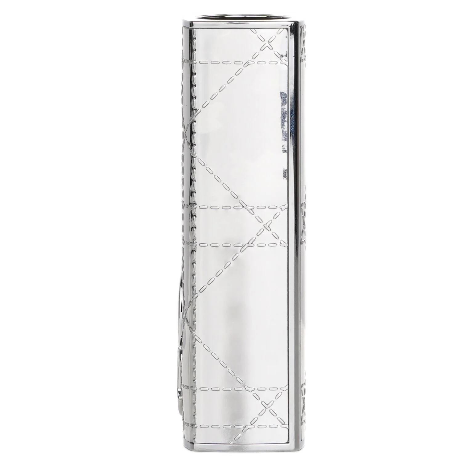 Christian Dior Addict Fashion Lipstick Case - # Silver Cannage  1pc - Olabens