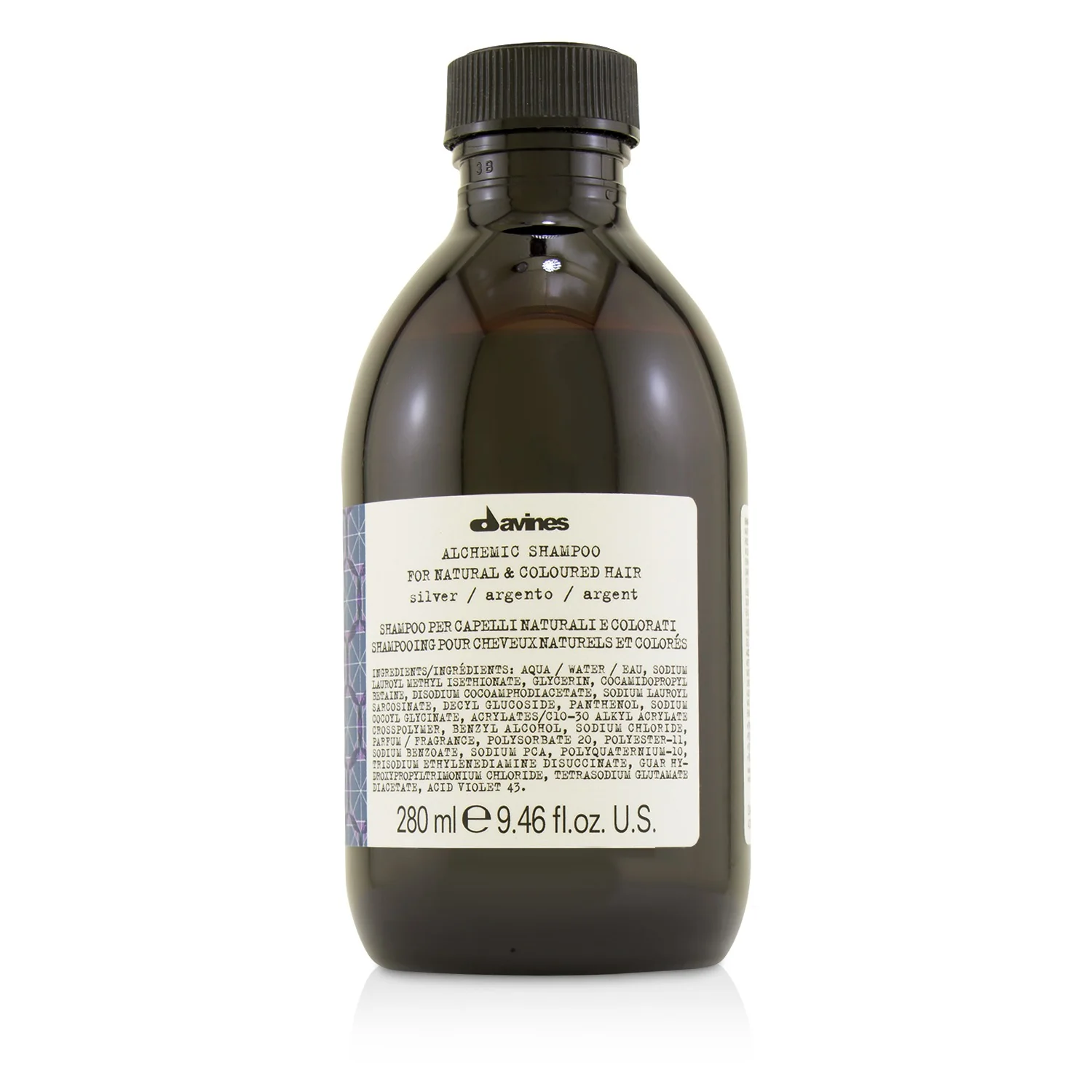 Davines Alchemic Shampoo - # Silver (For Natural & Coloured Hair)  280ml/9.46oz - Olabens