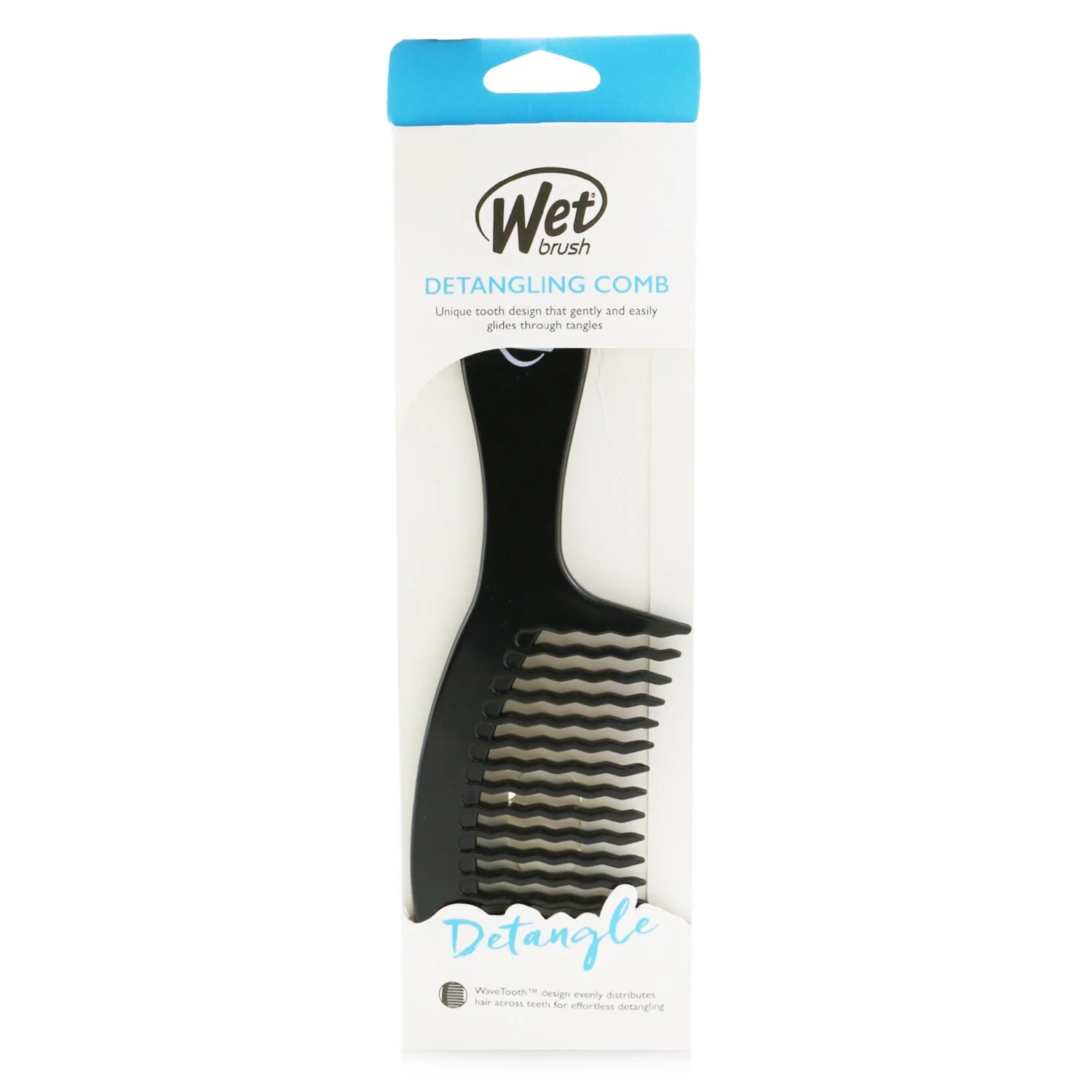 Wet Brush Detangling Comb - # Black - Olabens