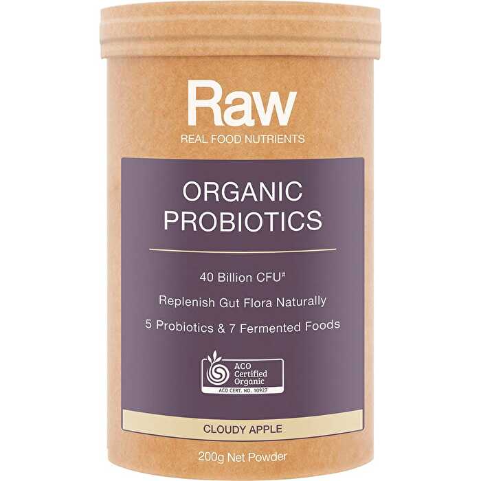 Amazonia Raw Organic Probiotics Cloudy Apple 200g - Olabens