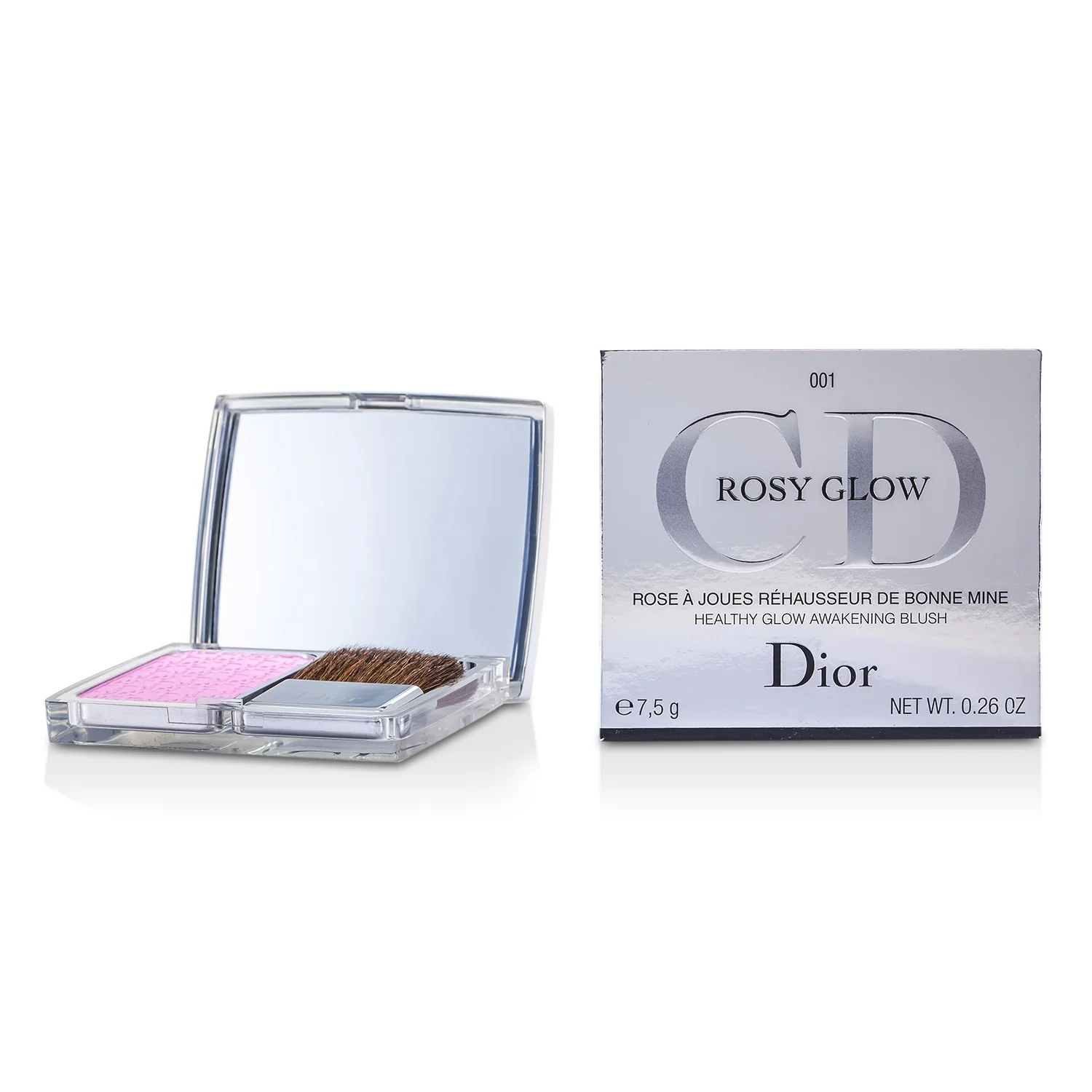 Christian Dior Rosy Glow Healthy Glow Awakening Blush - # 001 Petal (Unboxed)  7.5g/0.26oz - Olabens