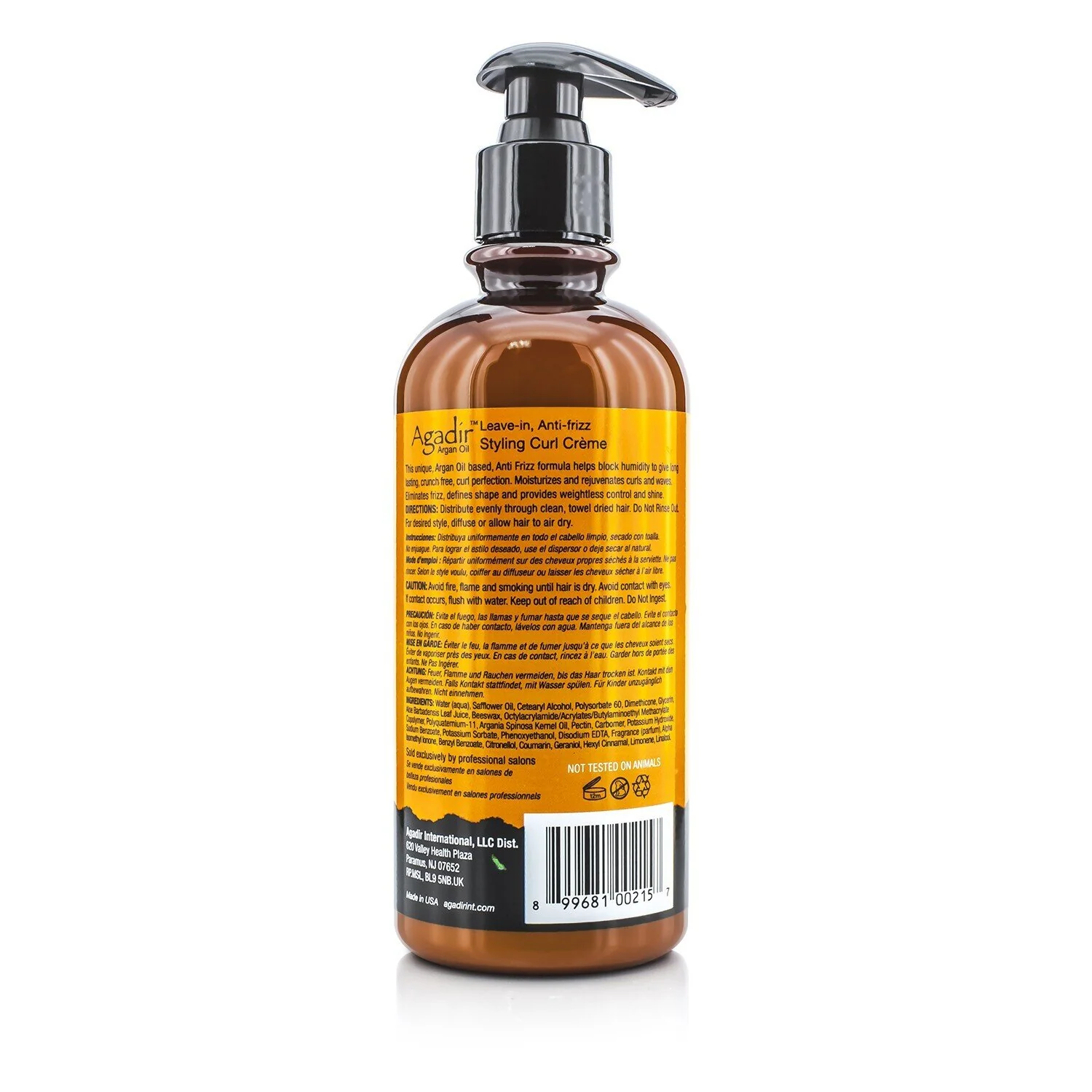 Agadir Argan Oil Styling Curl Creme (For All Hair Types)  295.7ml/10oz - Olabens
