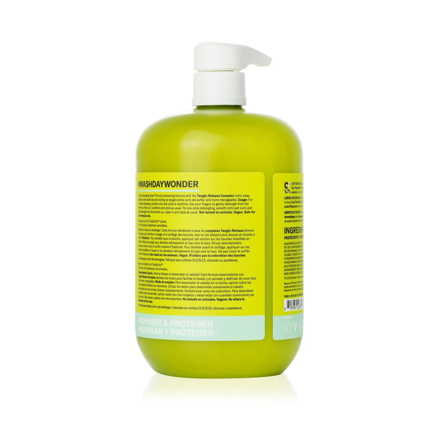 DevaCurl Wash Day Wonder Time-Saving Slip Detangler - For Tangle-Prone Curls  946ml/32oz - Olabens