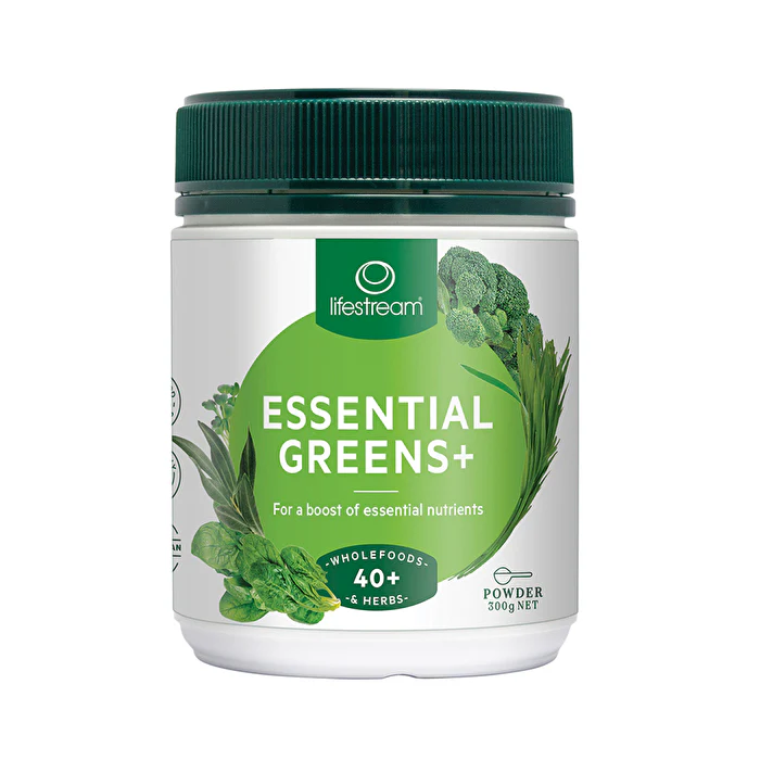 LifeStream Essential Greens+ Powder 300g - Olabens