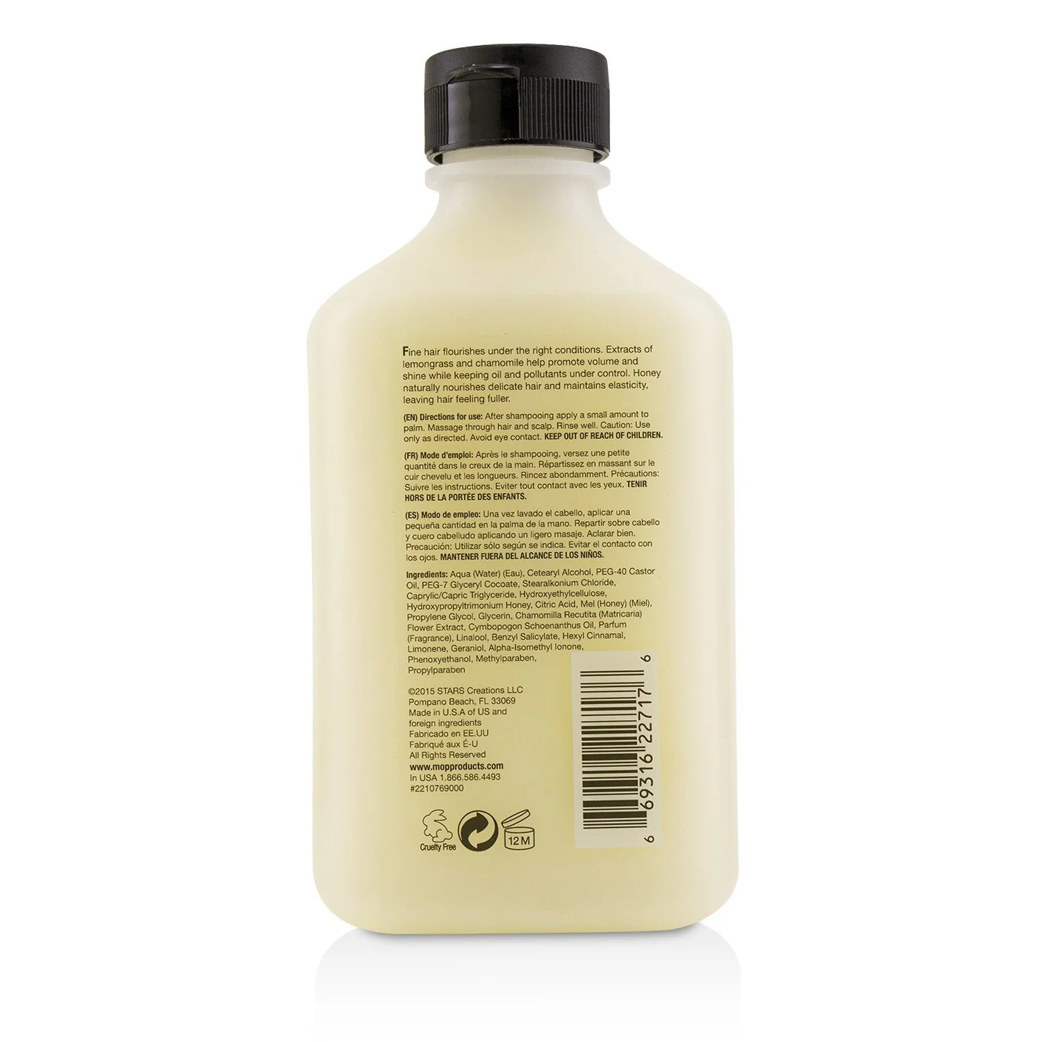 MOP MOP Lemongrass Volume Conditioner (For Fine Hair)  250ml/8.45oz - Olabens