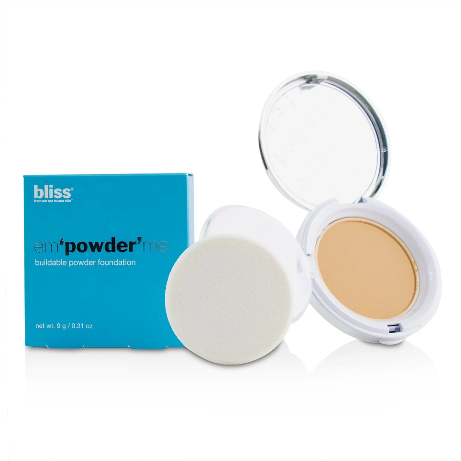 Bliss Em'powder' Me Buildable Powder Foundation - # Tan  9g/0.31oz - Olabens