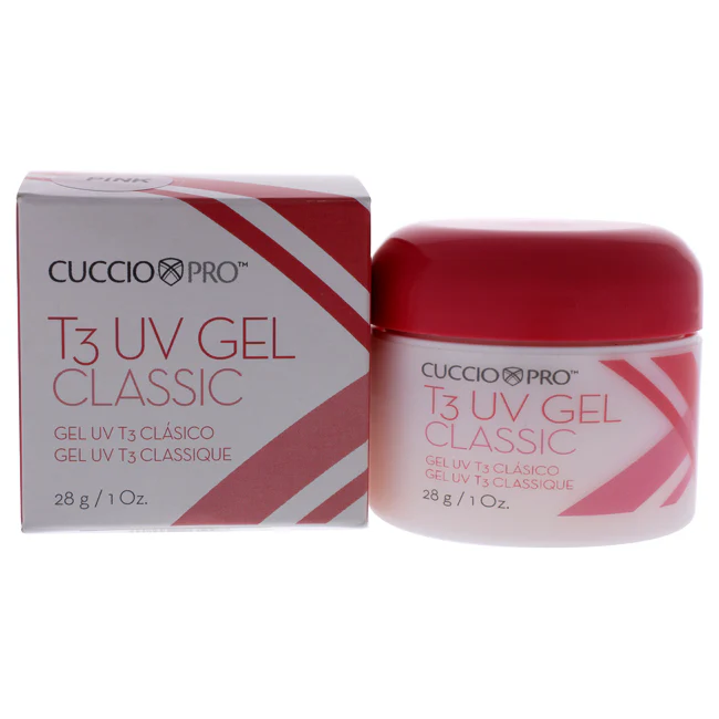 T3 Uv Gel Classic - Pink by Cuccio Pro for Women - 1 oz Nail Gel - Olabens