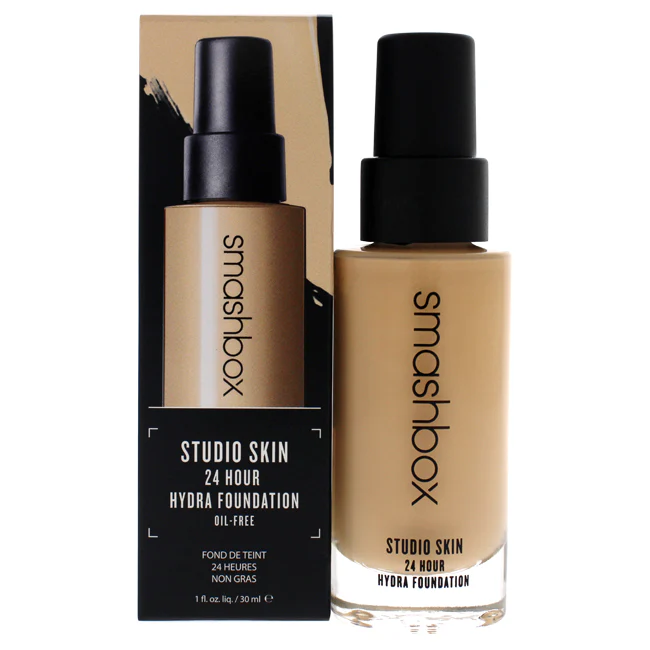 Smashbox Studio Skin 24 Hour Wear Hydrating Foundation - 1.2 Fair-Light With Warm Undertone by Smashbox for Women - 1 oz Foundation - Olabens