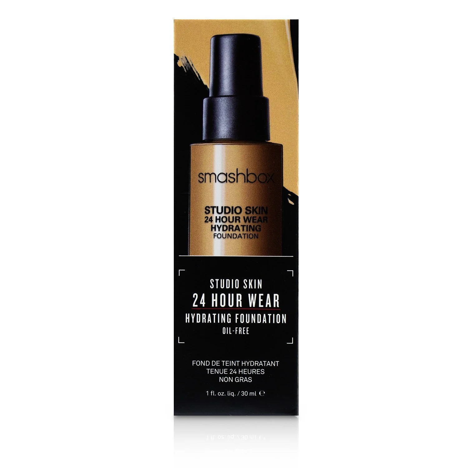 Smashbox Studio Skin 24 Hour Wear Hydrating Foundation - # 3.02 (Medium With Neutral Olive Undertone)  30ml/1oz - Olabens