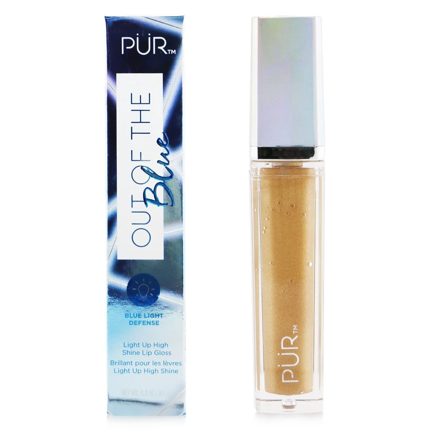 PUR (PurMinerals) Out Of The Blue Light Up High Shine Lip Gloss - # Focused  8.5g/0.3oz - Olabens