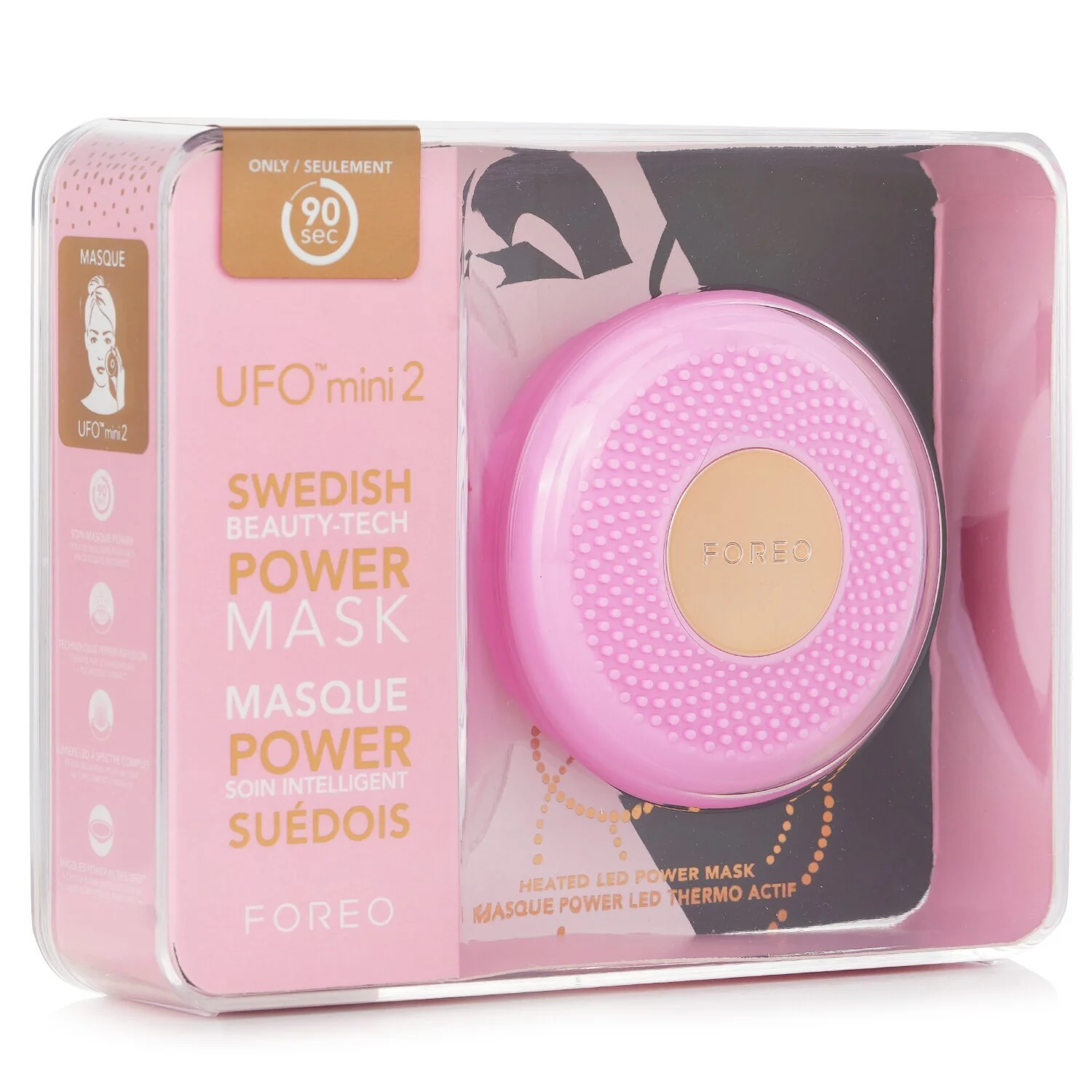 FOREO UFO Mini 2 Smart Mask Treatment Device - # Pearl Pink  1pcs - Olabens