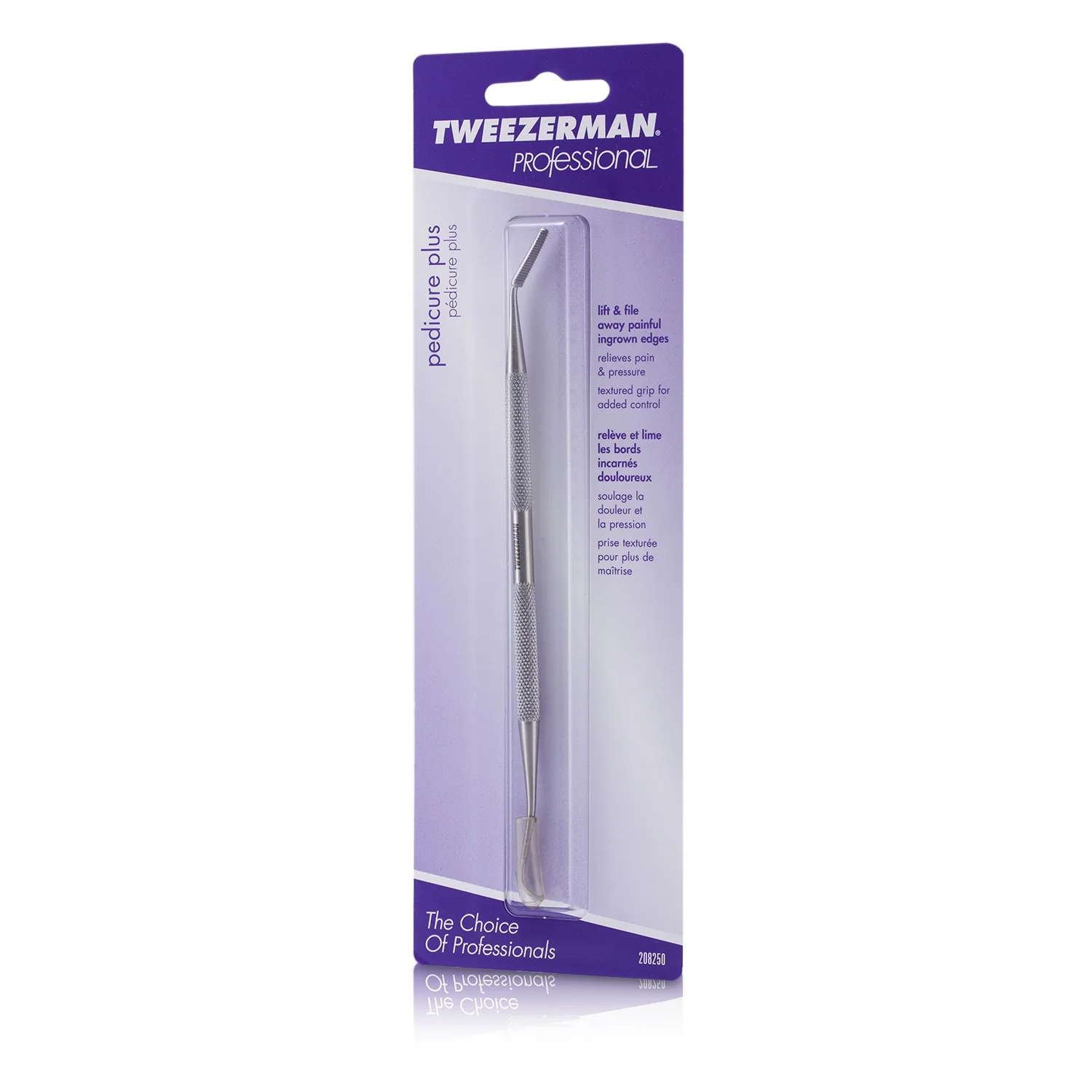 Tweezerman Professional Pedicure Plus (Stainless Steel Nail Cleanser & Ingrown Toenail File) - Olabens